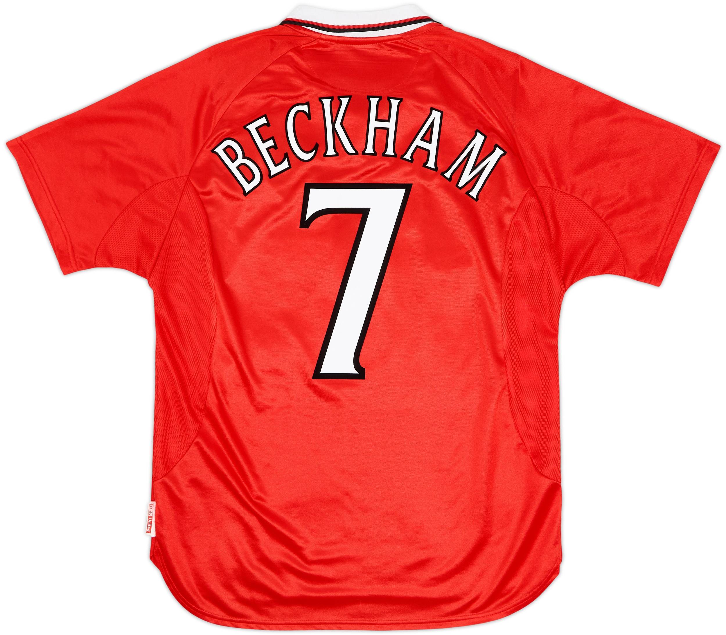 1999-00 Manchester United 'CL Winners' Shirt Beckham #7 (L)