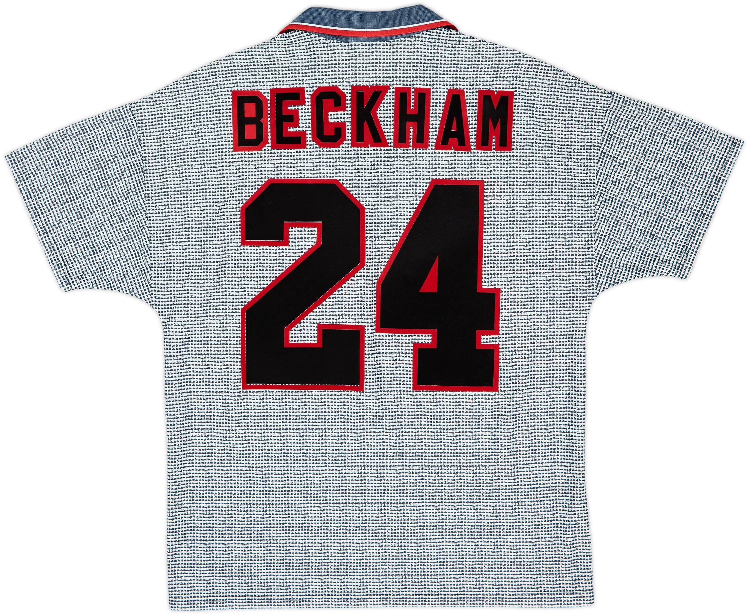 1995-96 Manchester United Away Shirt Beckham #24 (M)