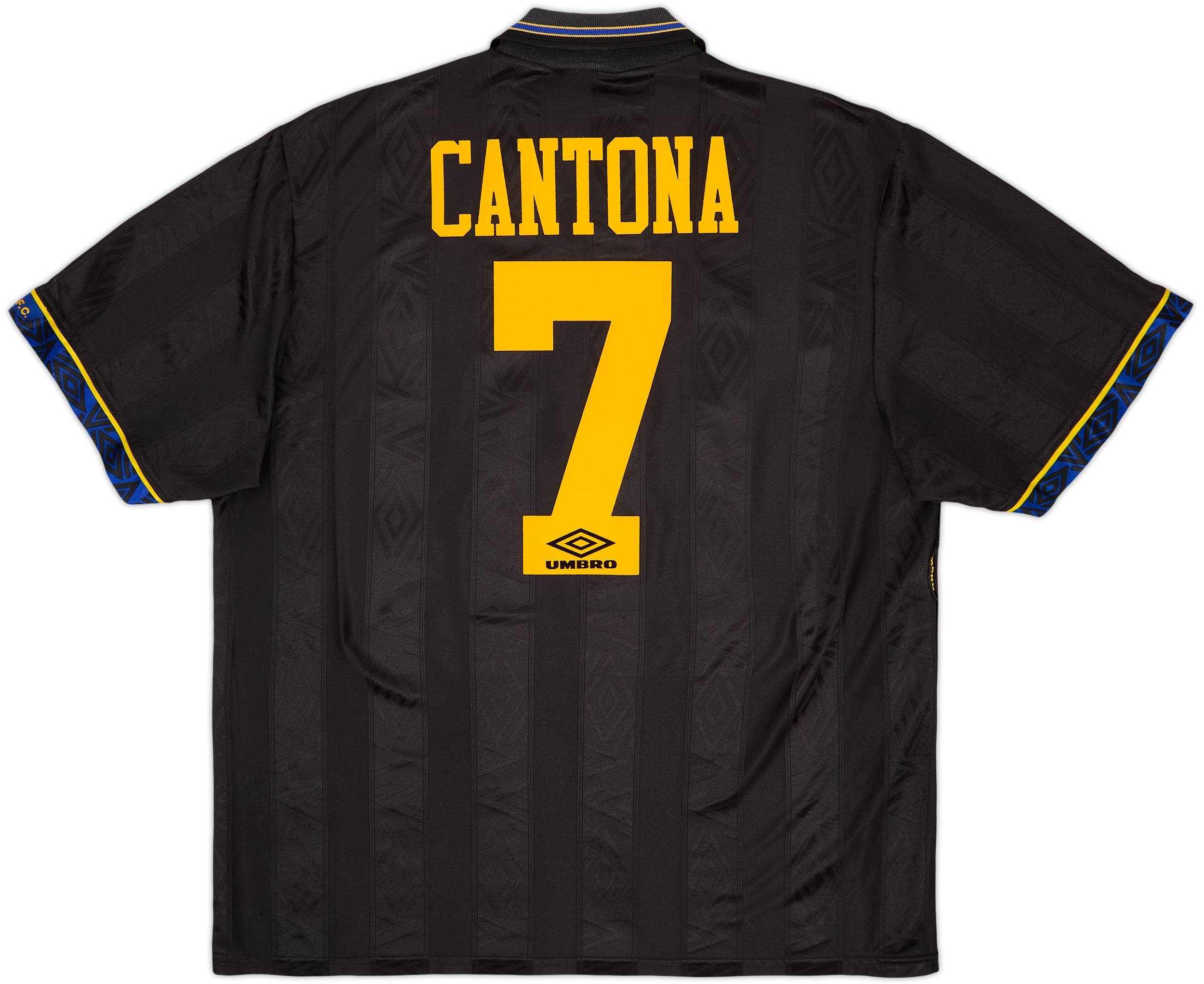 1993-95 Manchester United Away Shirt Cantona #7 (XXL)