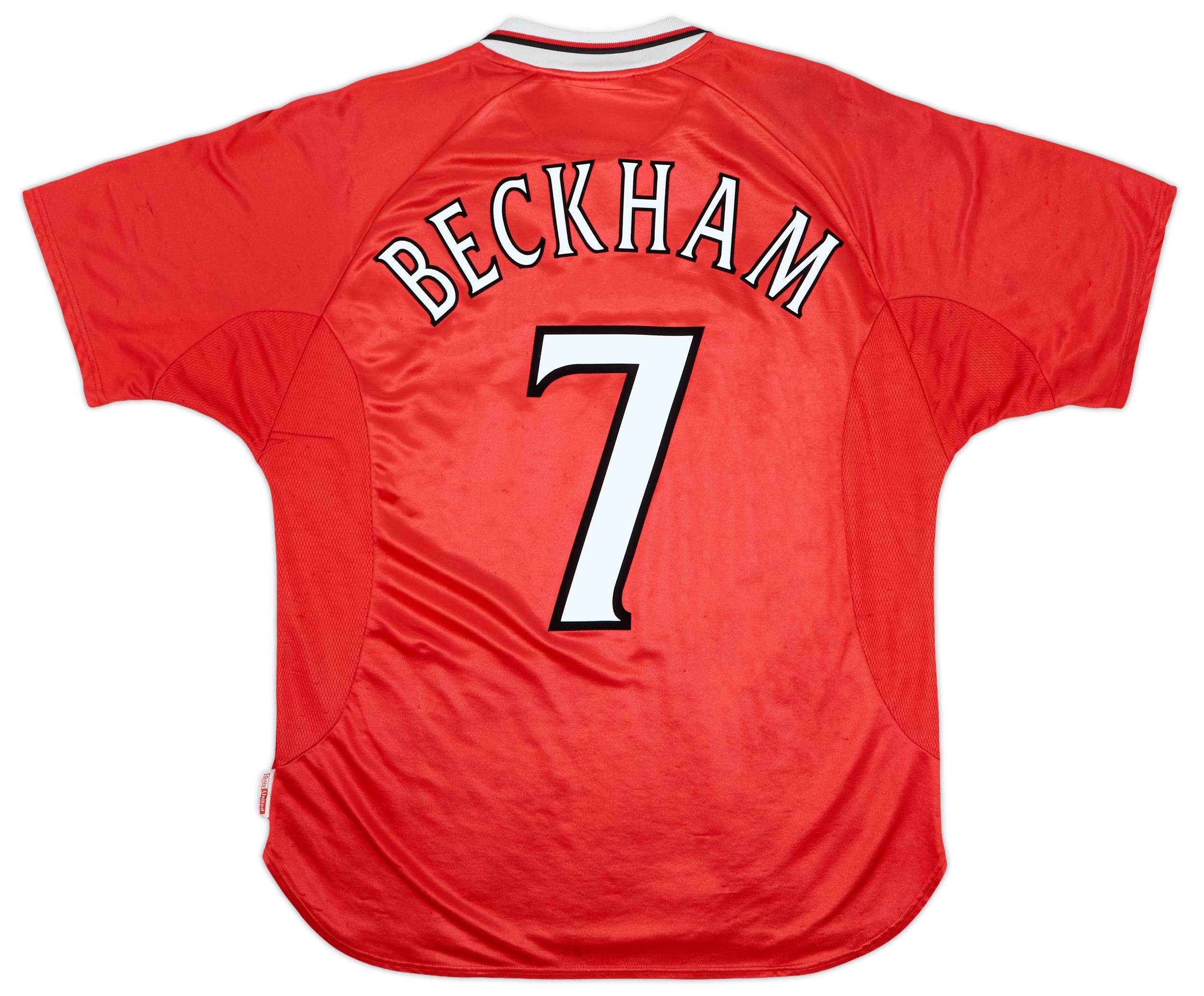 1999-00 Manchester United CL Winners Shirt Beckham #7 (XL)