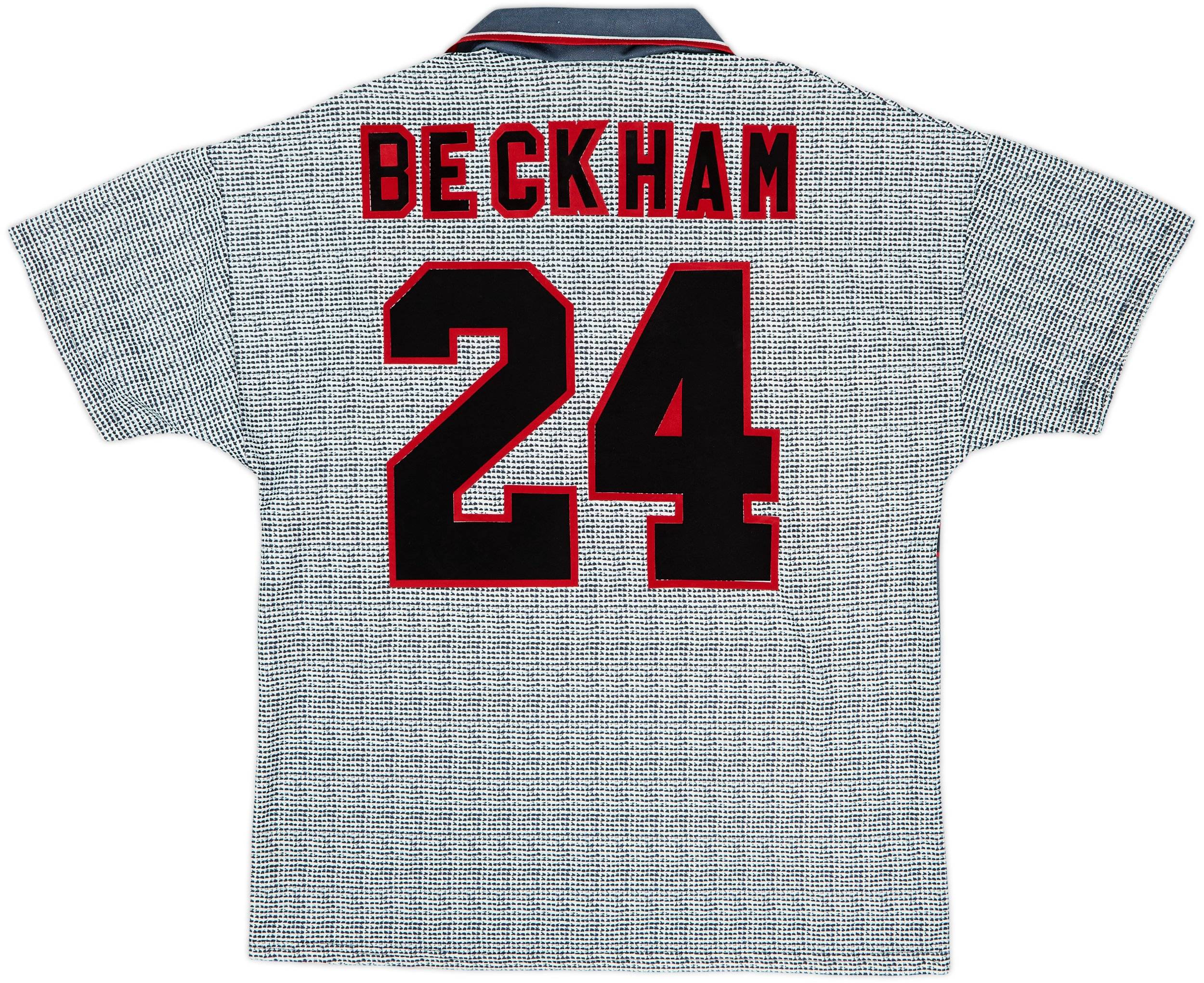 1995-96 Manchester United Away Shirt Beckham #24 (L)