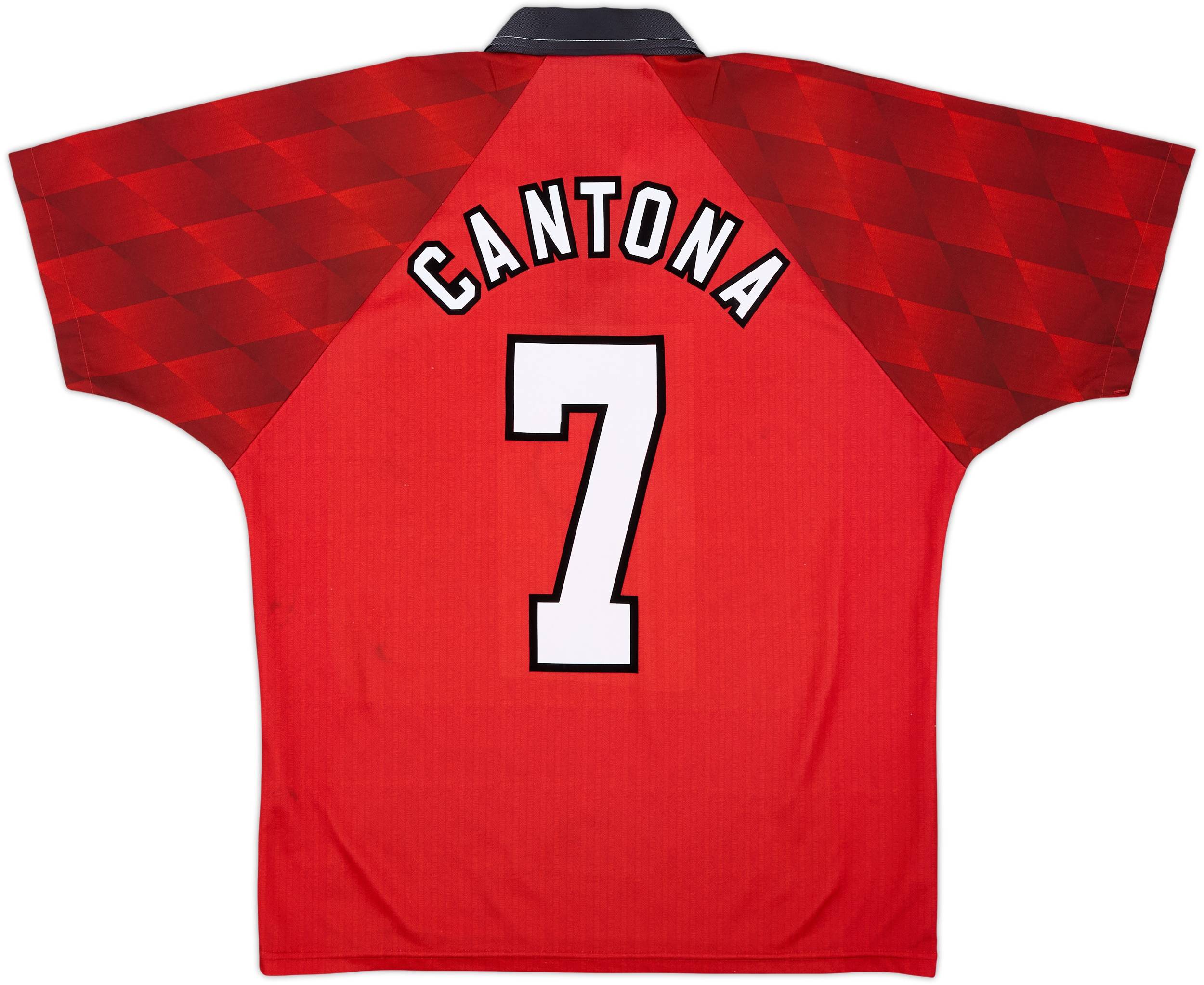 1996-98 Manchester United Home Shirt Cantona #7 (M)