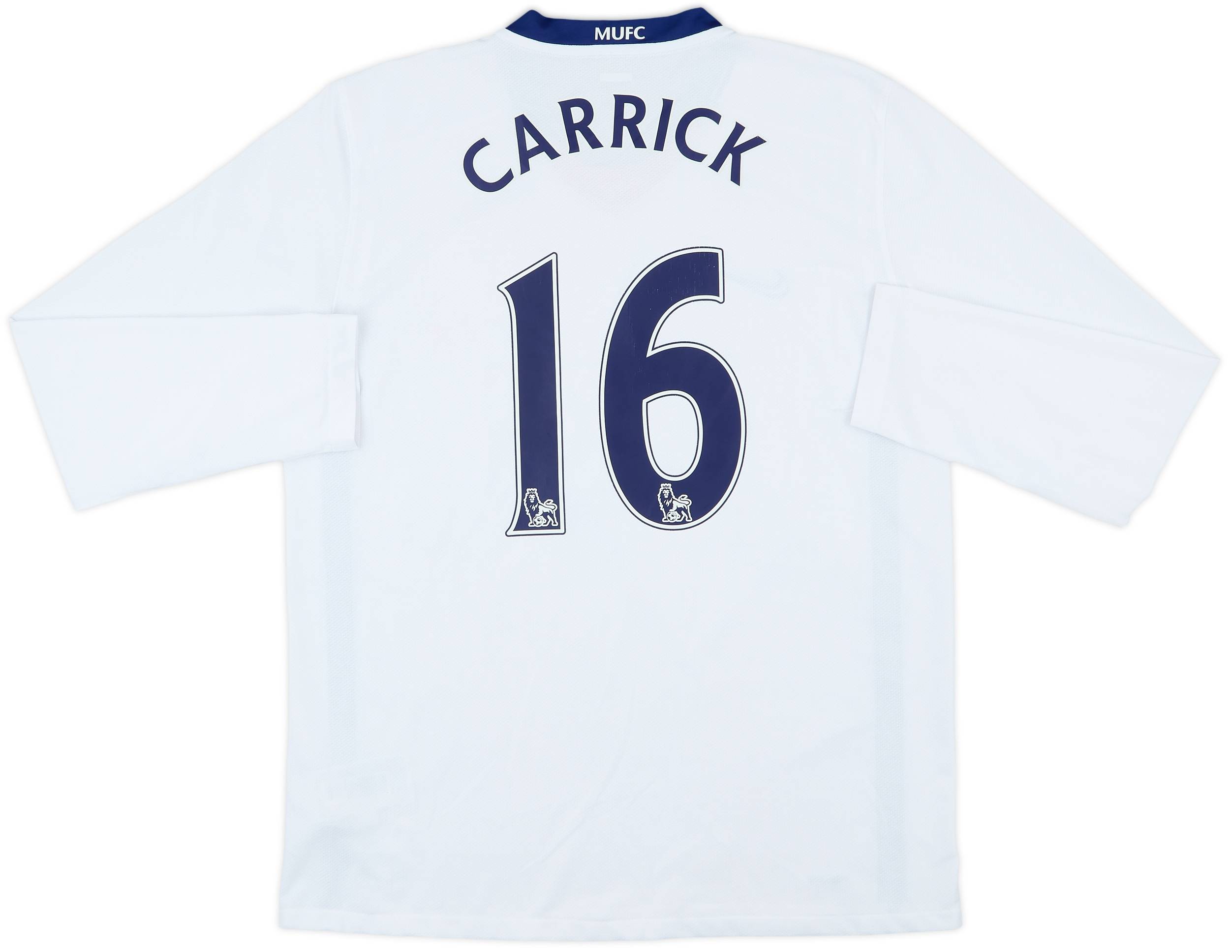 2008-10 Manchester United Away L/S Shirt Carrick #16 (M)