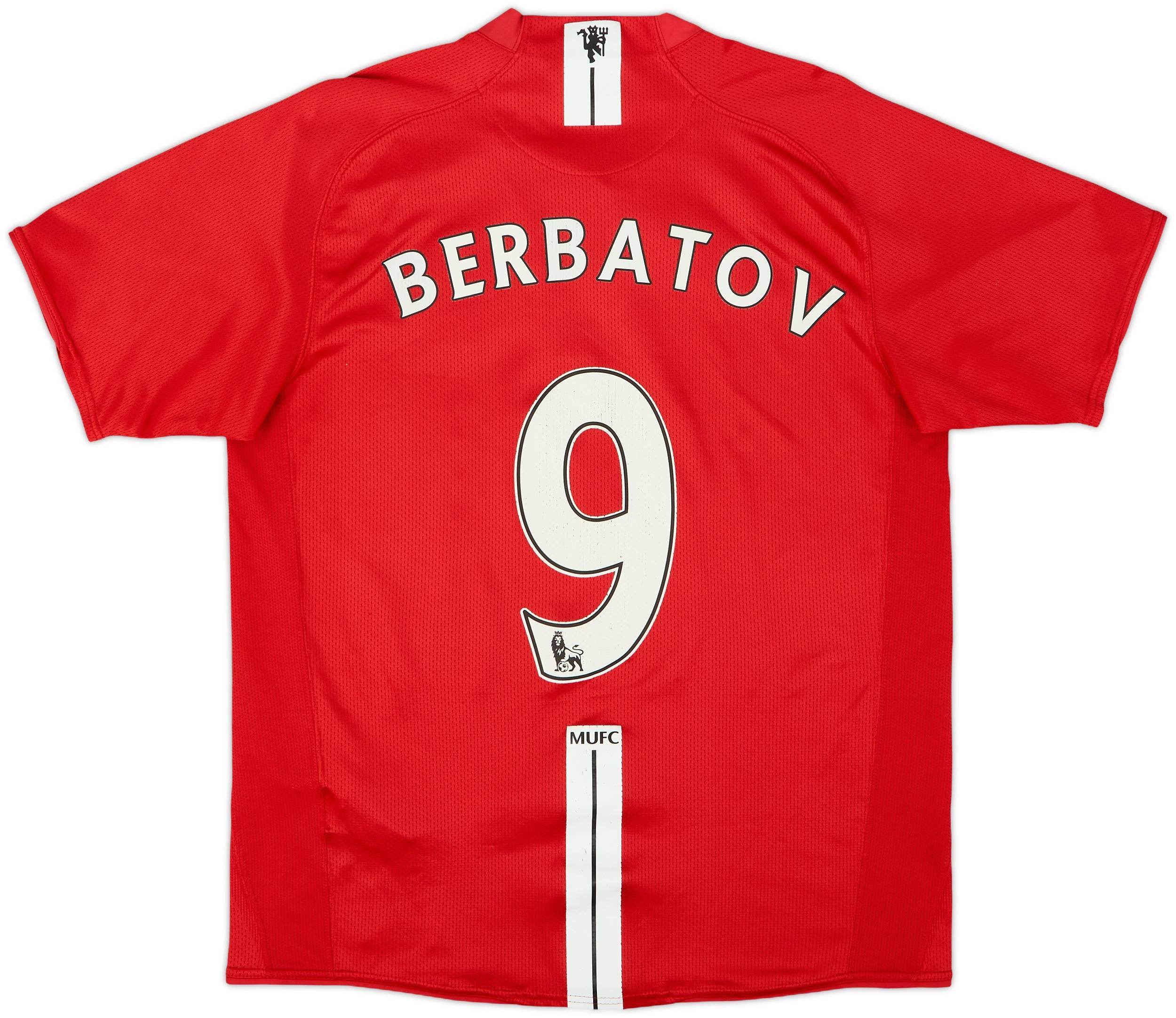 2007-09 Manchester United Home Shirt Berbatov #9 (M)