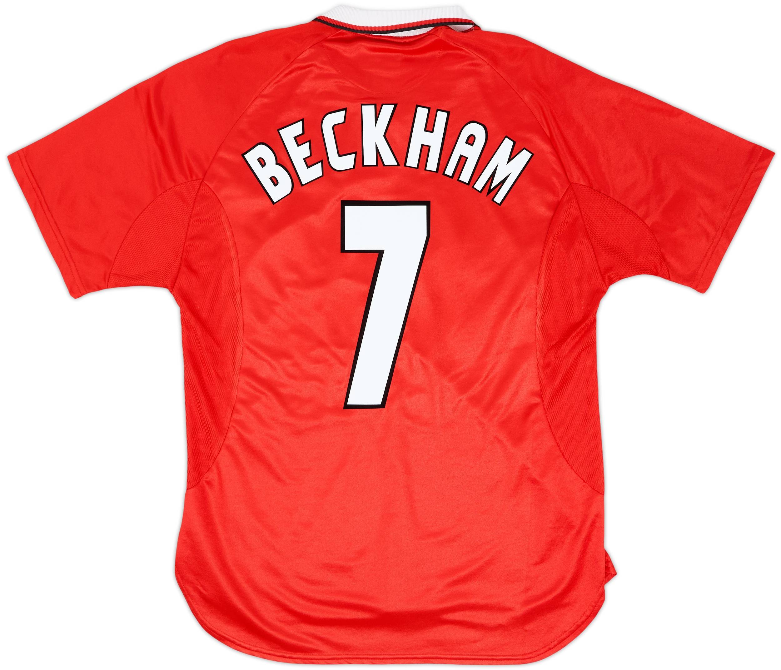 1997-00 Manchester United CL Shirt Beckham #7 (L)