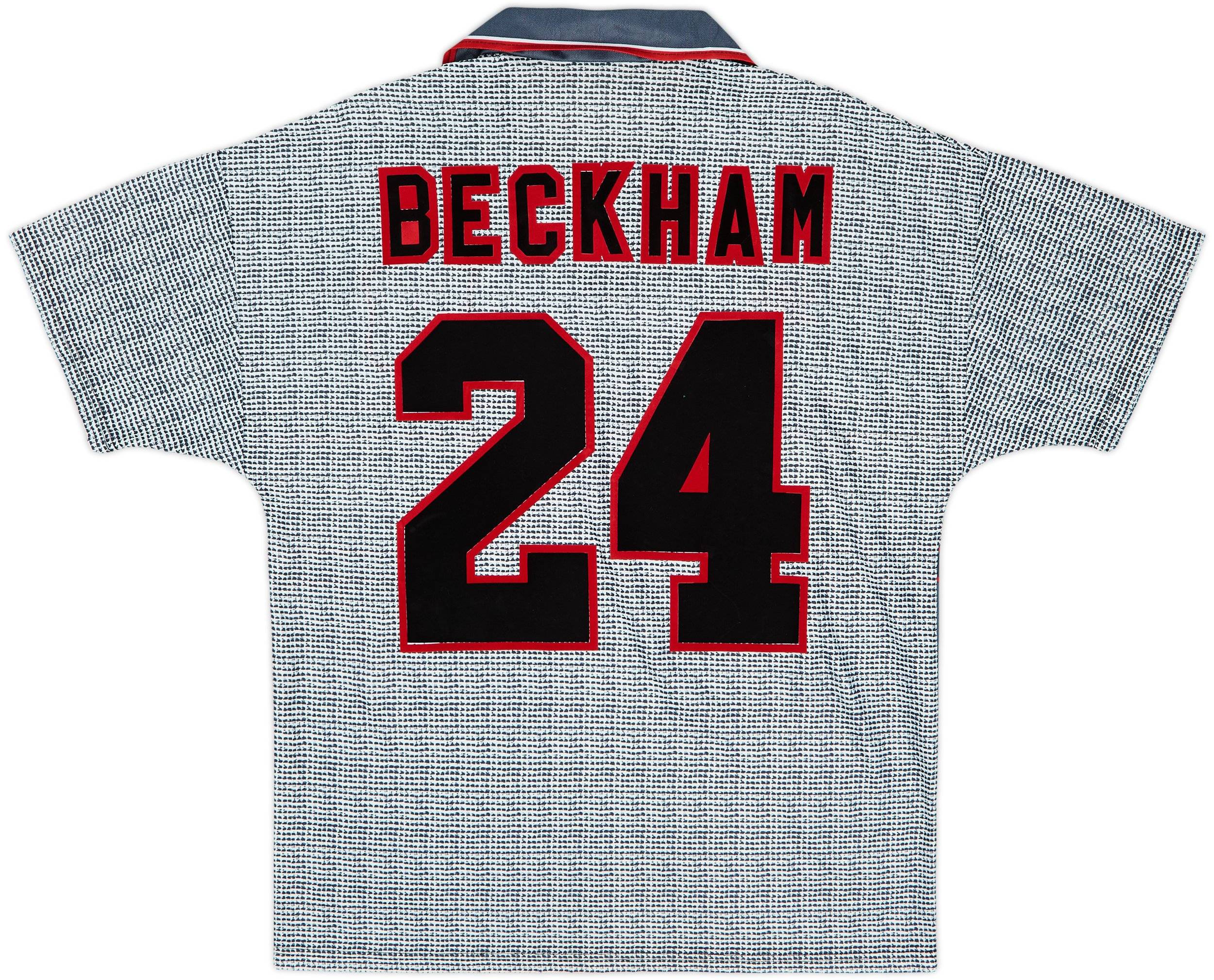 1995-96 Manchester United Away Shirt Beckham #24 (M)