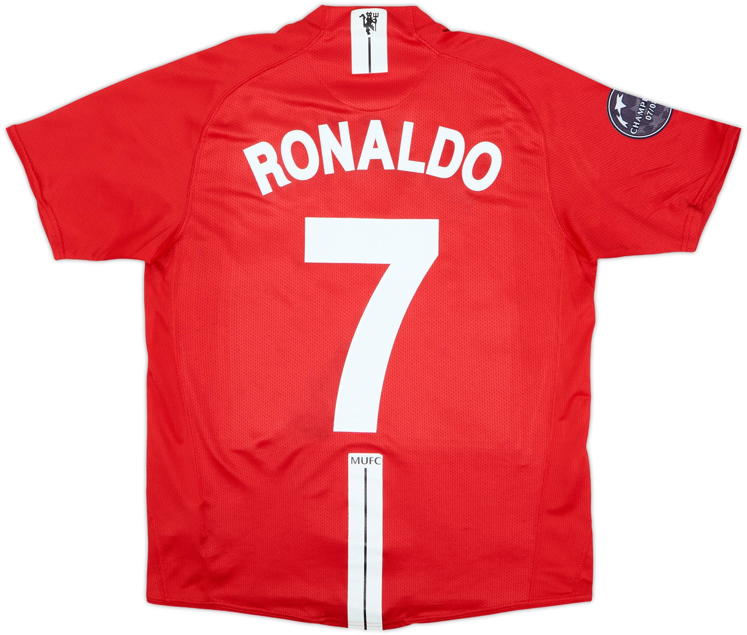 2007-09 Manchester United Home Shirt Ronaldo #7 (M)