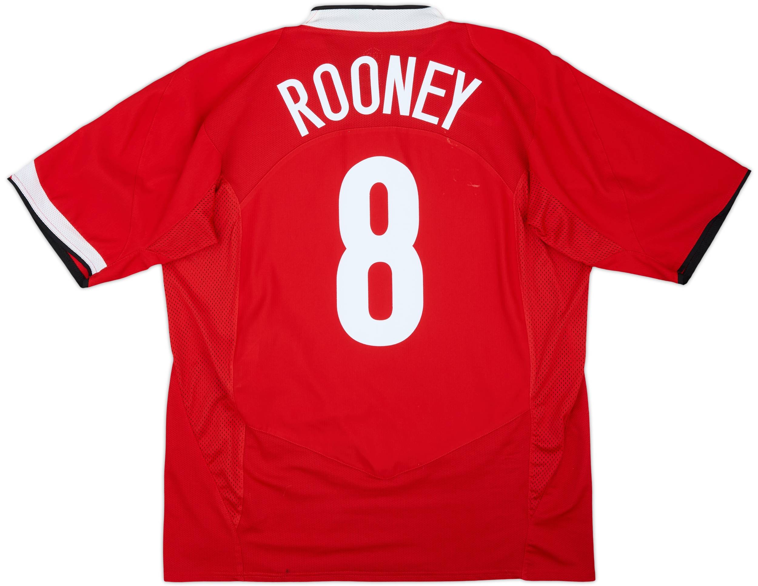 2004-06 Manchester United Home Shirt Rooney #8 (XL)
