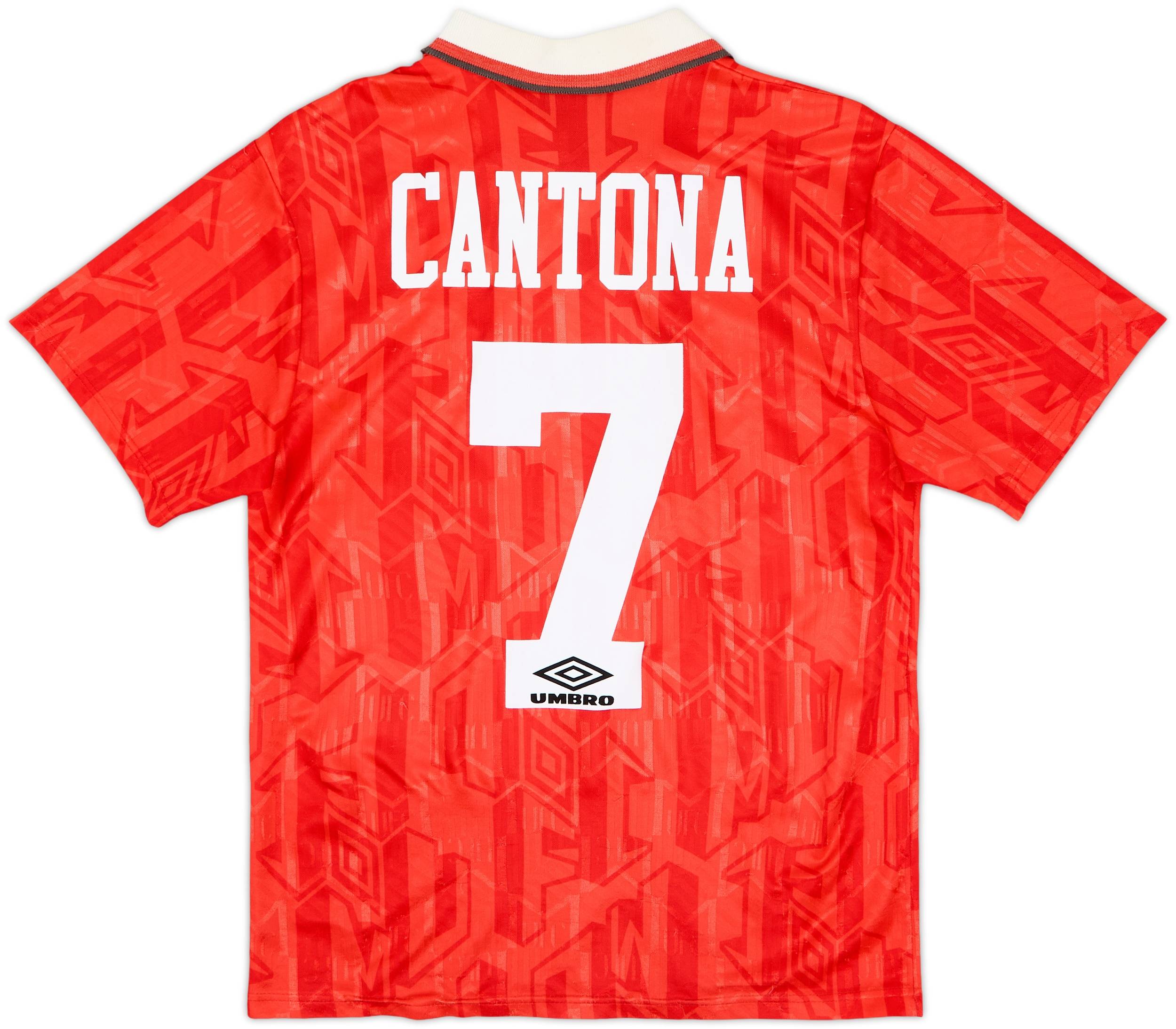 1992-94 Manchester United Home Shirt Cantona #7 (S)