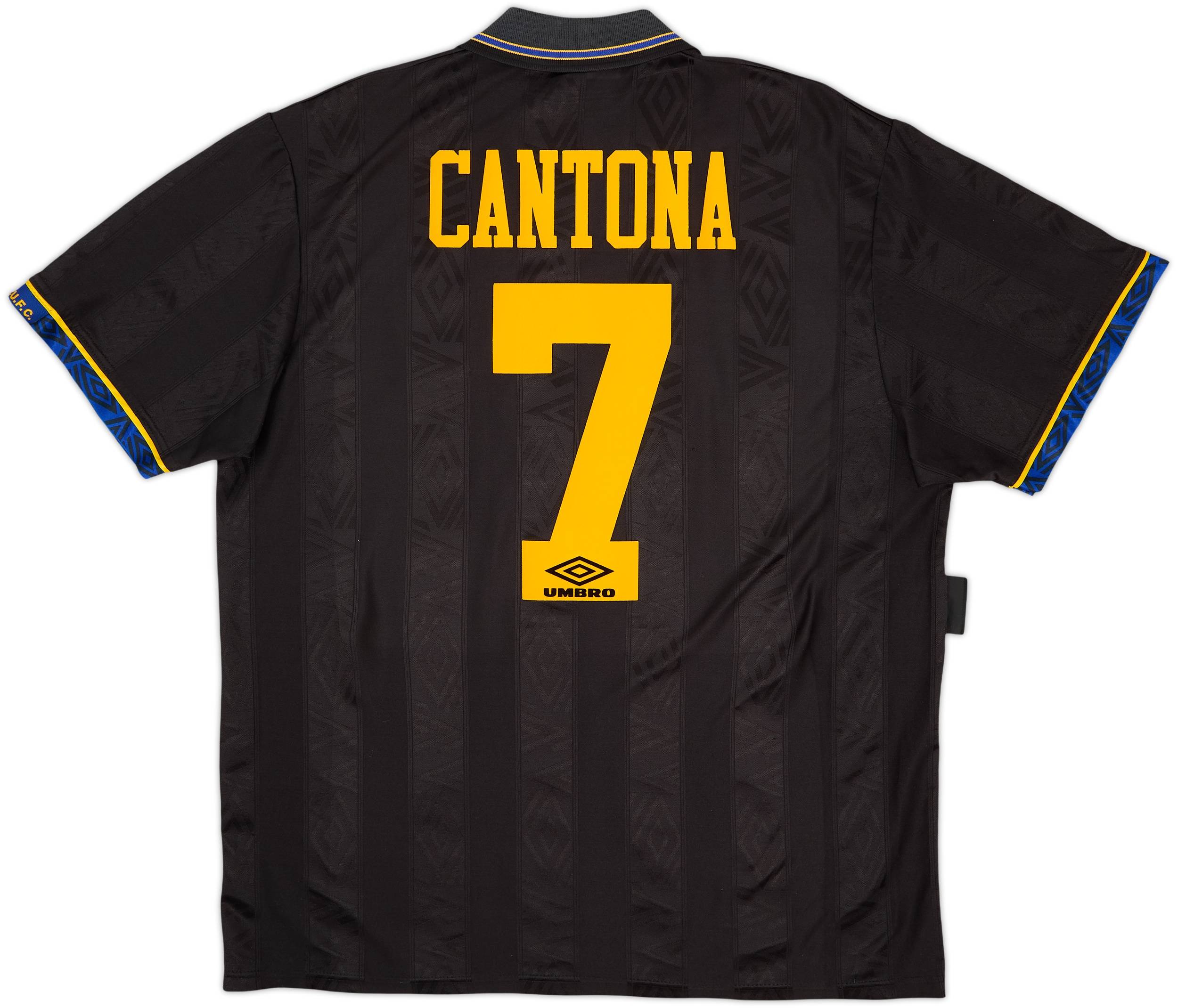 1993-95 Manchester United Away Shirt Cantona #7 (XL)