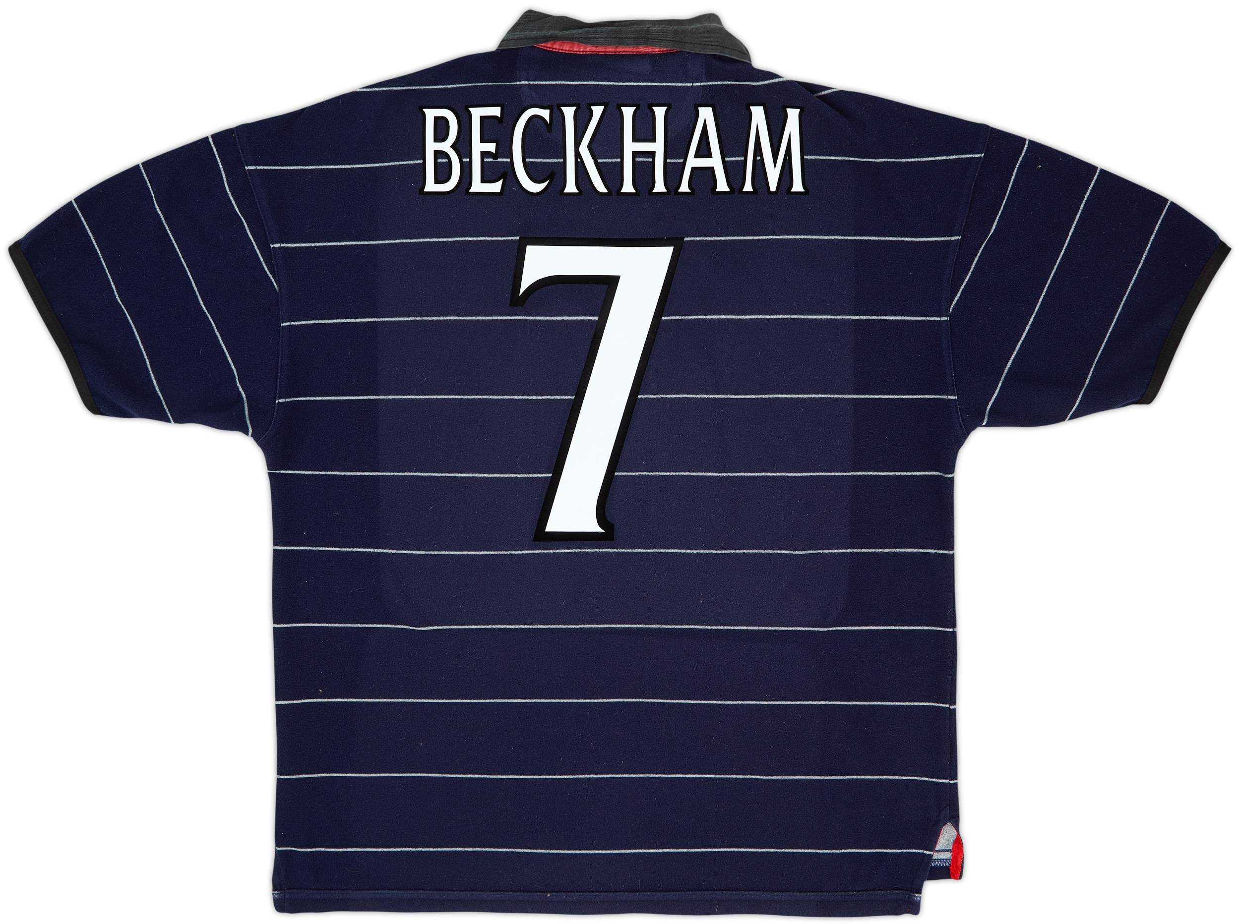 1999-00 Manchester United Away Shirt Beckham #7 (L)
