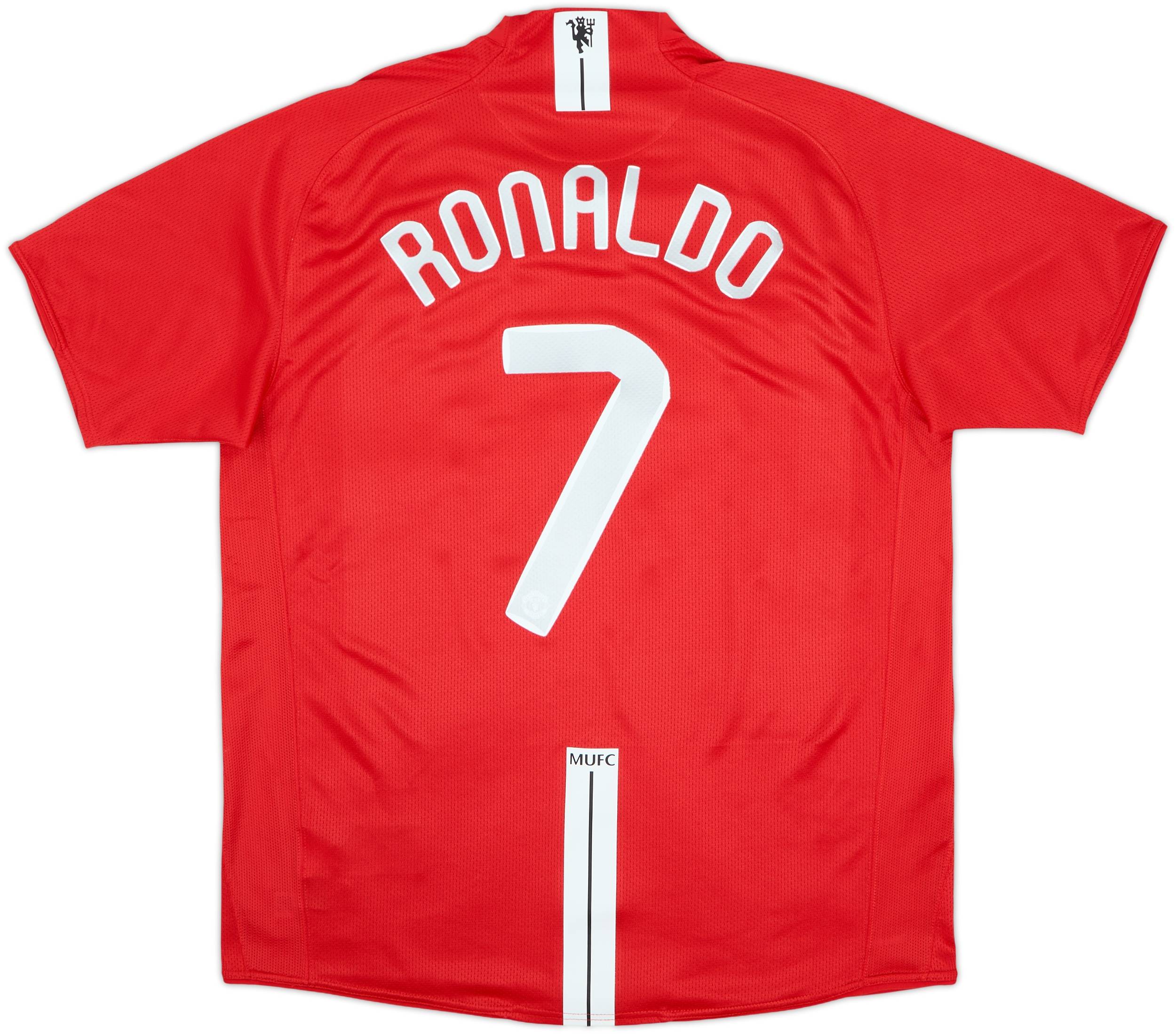 2007-09 Manchester United Home Shirt Ronaldo #7 (L)