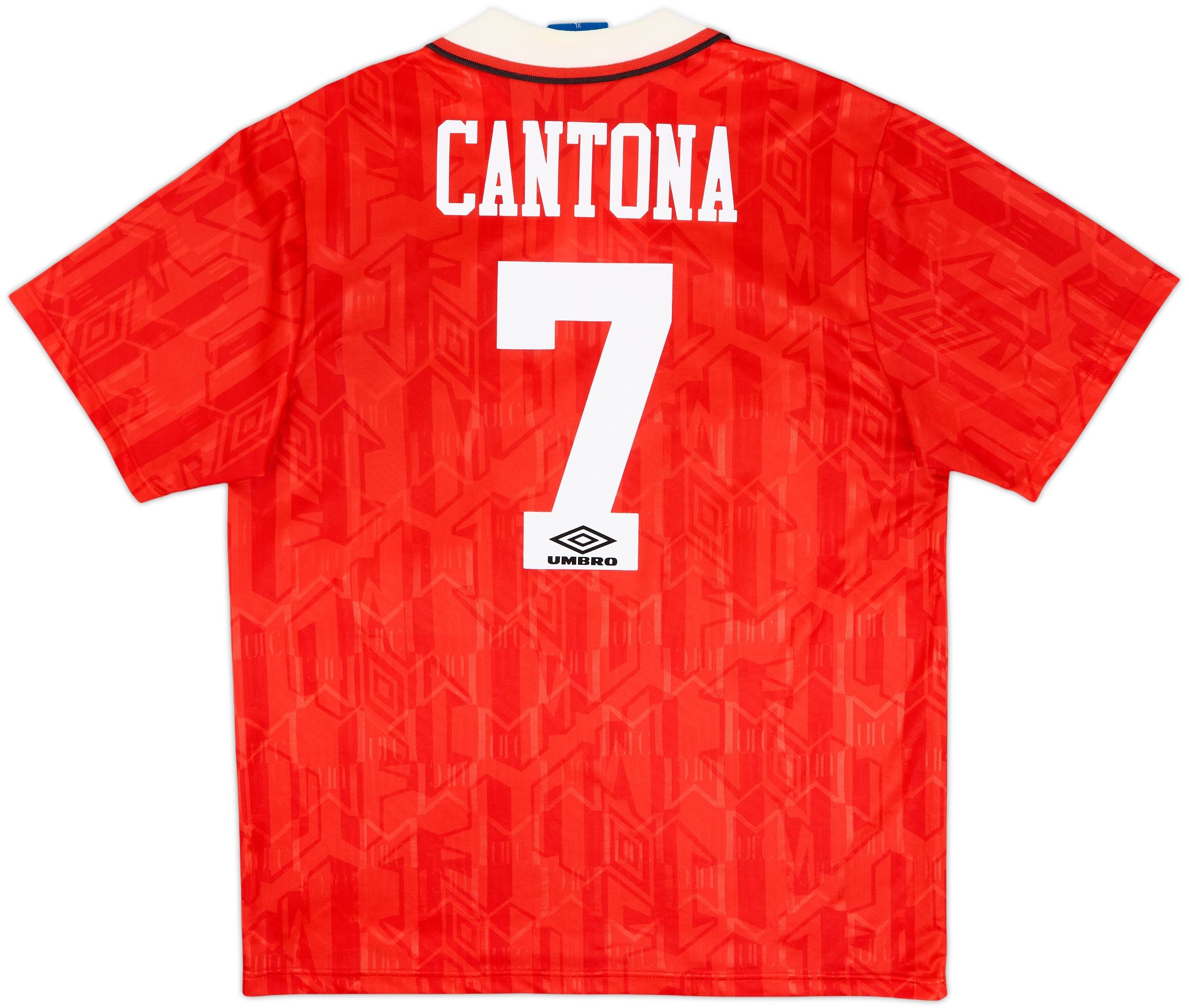 1992-94 Manchester United Home Shirt Cantona #7 (XL)