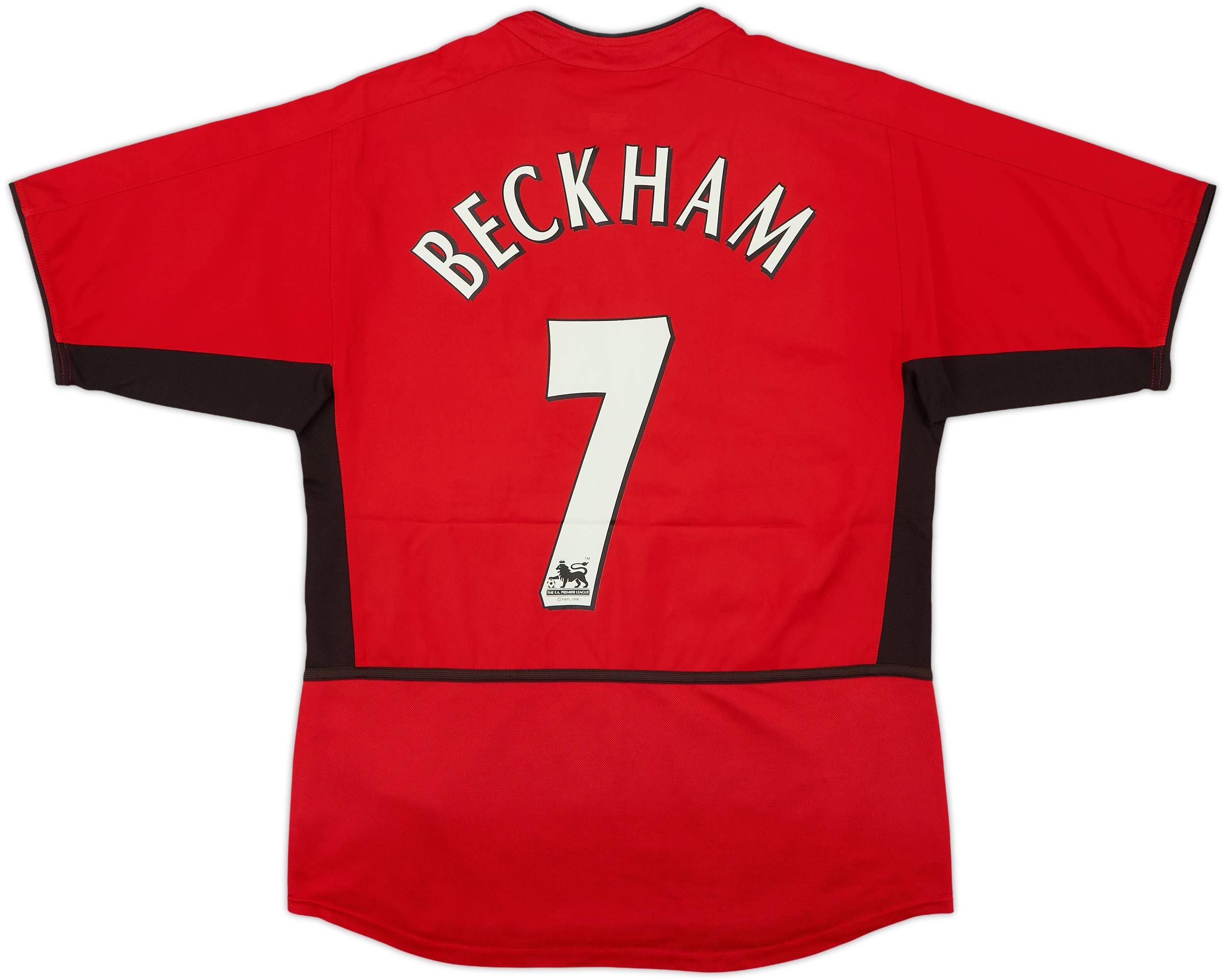 2002-04 Manchester United Home Shirt Beckham #7 (S)
