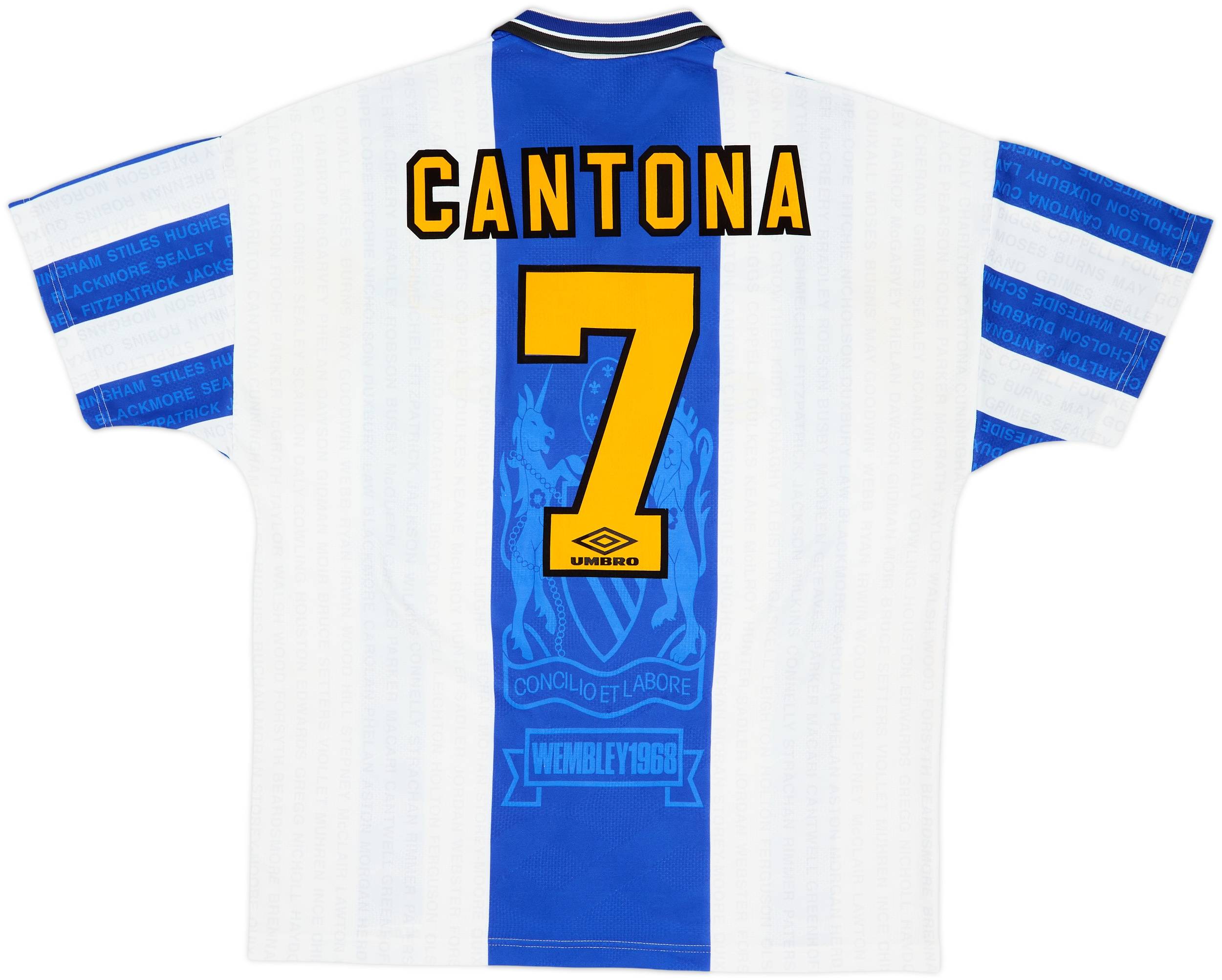 1994-96 Manchester United Third Shirt Cantona #7 (XL)