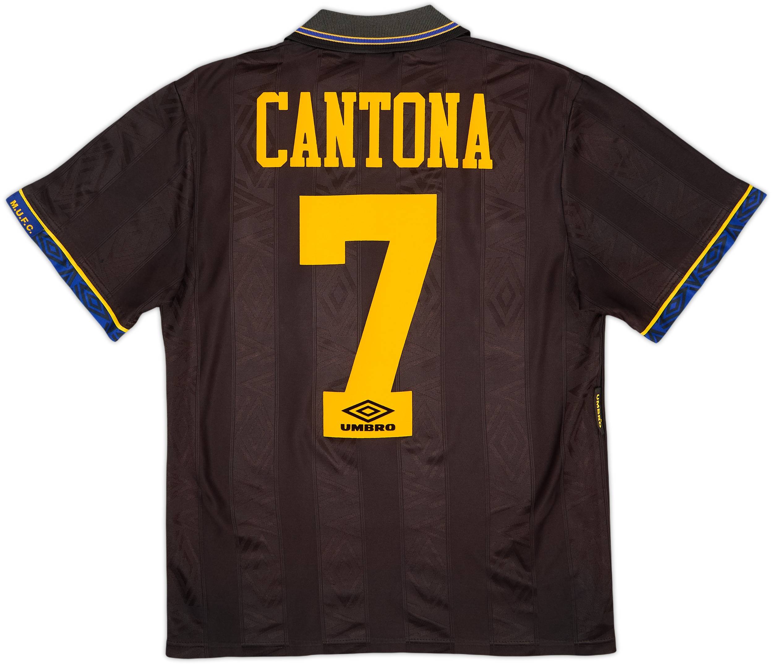 1993-95 Manchester United Away Shirt Cantona #7 (S)