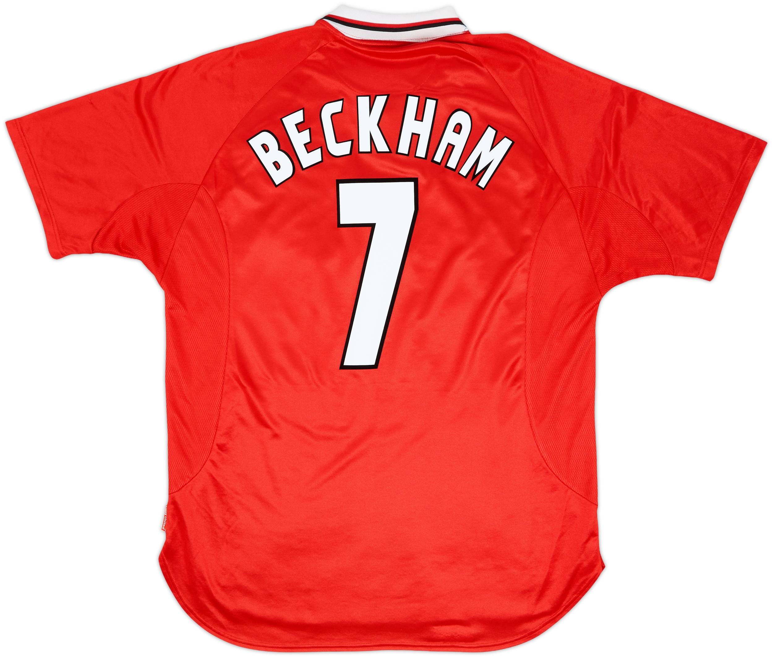 1997-00 Manchester United CL Shirt Beckham #7 (XL)