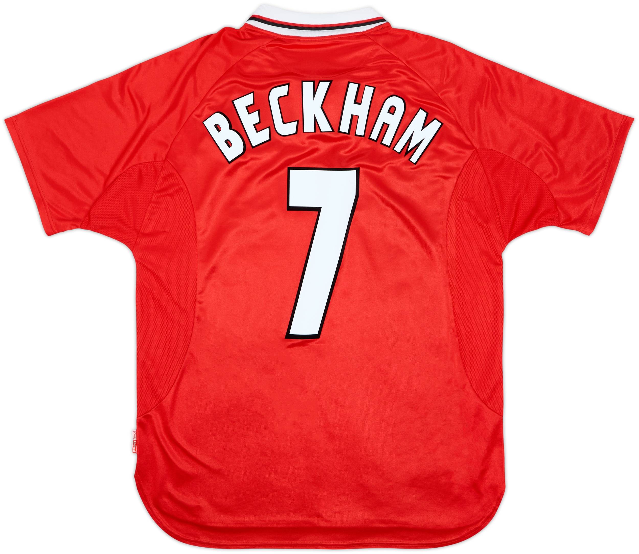 1997-00 Manchester United CL Shirt Beckham #7 (L)