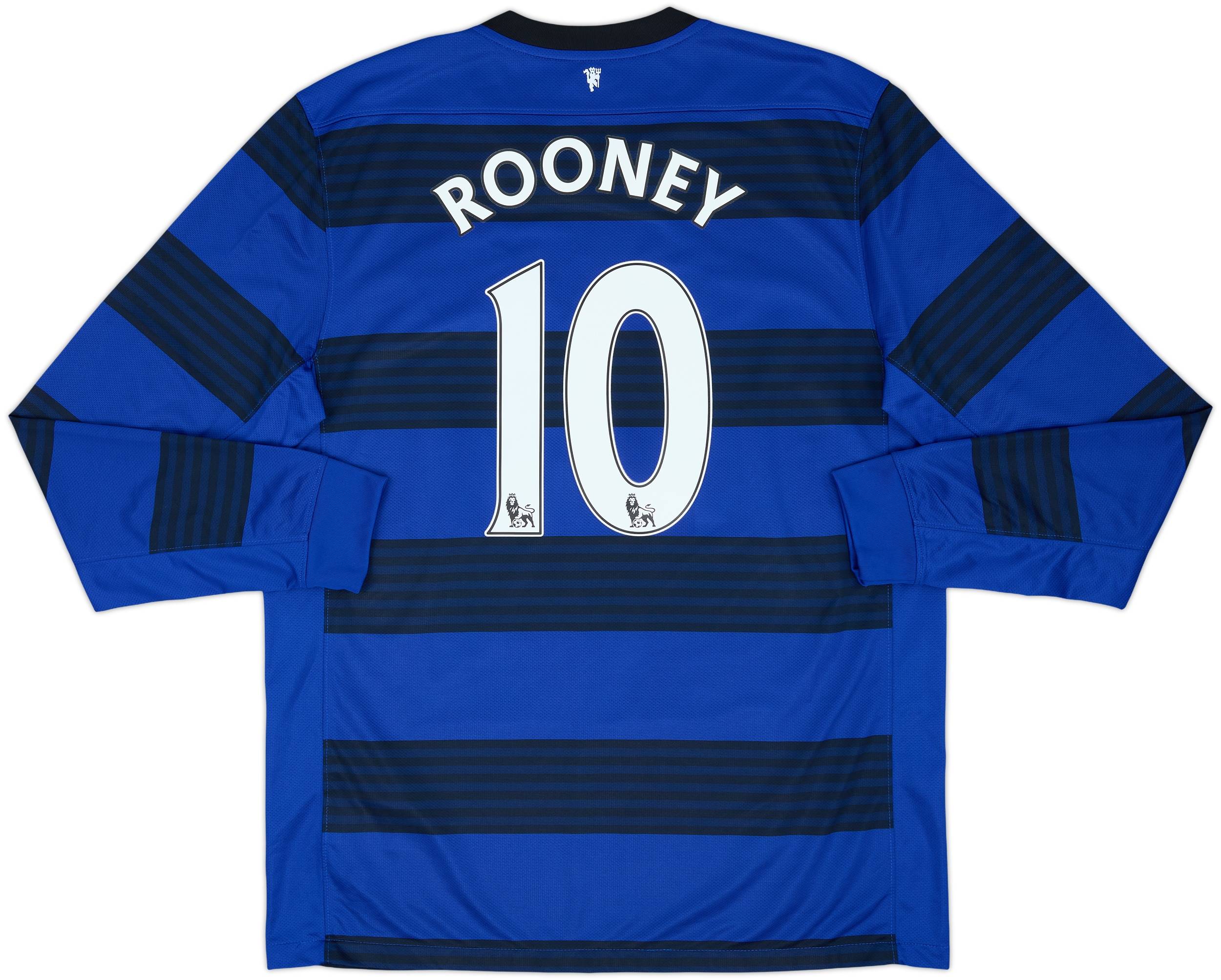 2011-13 Manchester United Away L/S Shirt Rooney #10 (L)