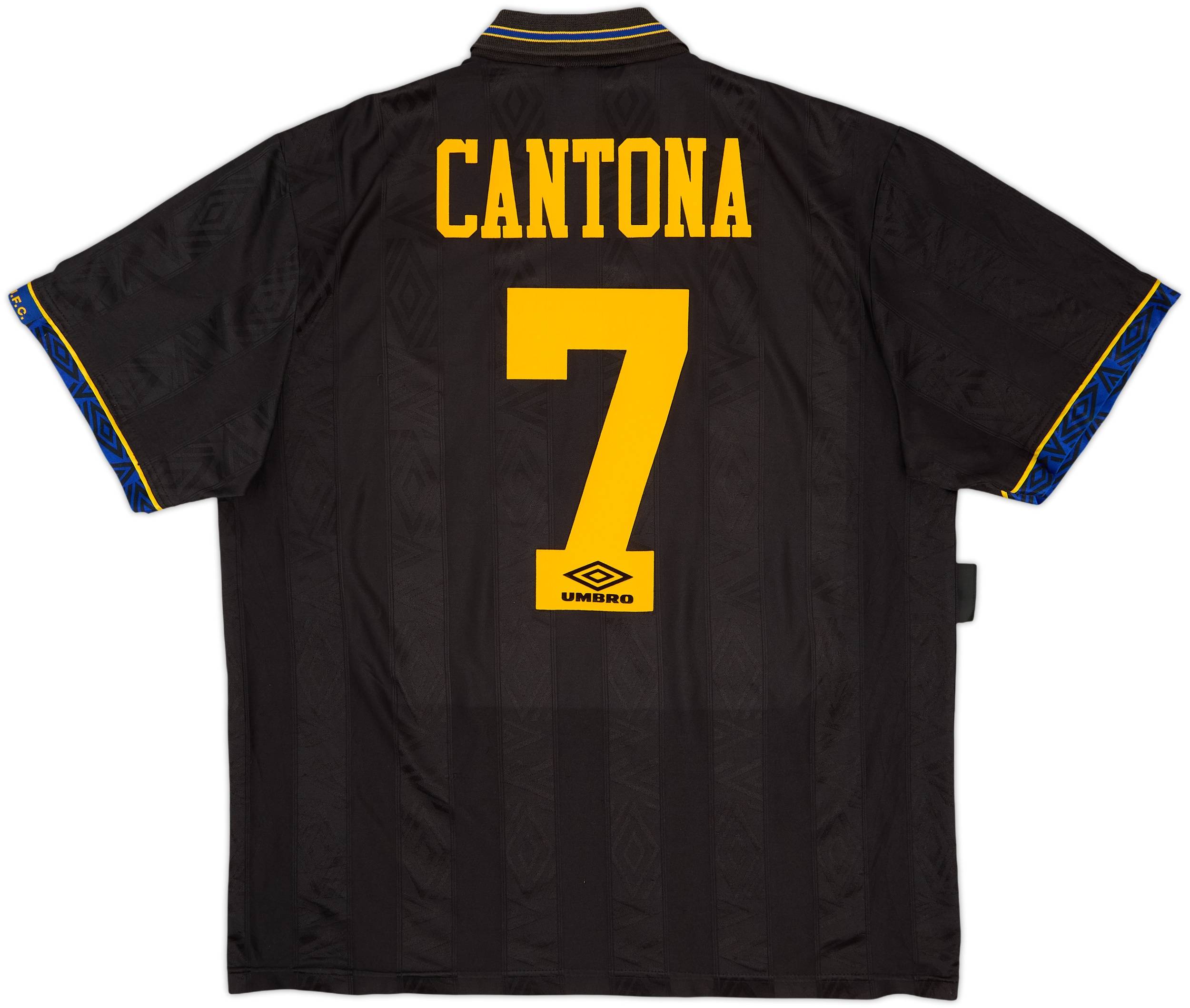 1993-95 Manchester United Away Shirt Cantona #7 (XL)