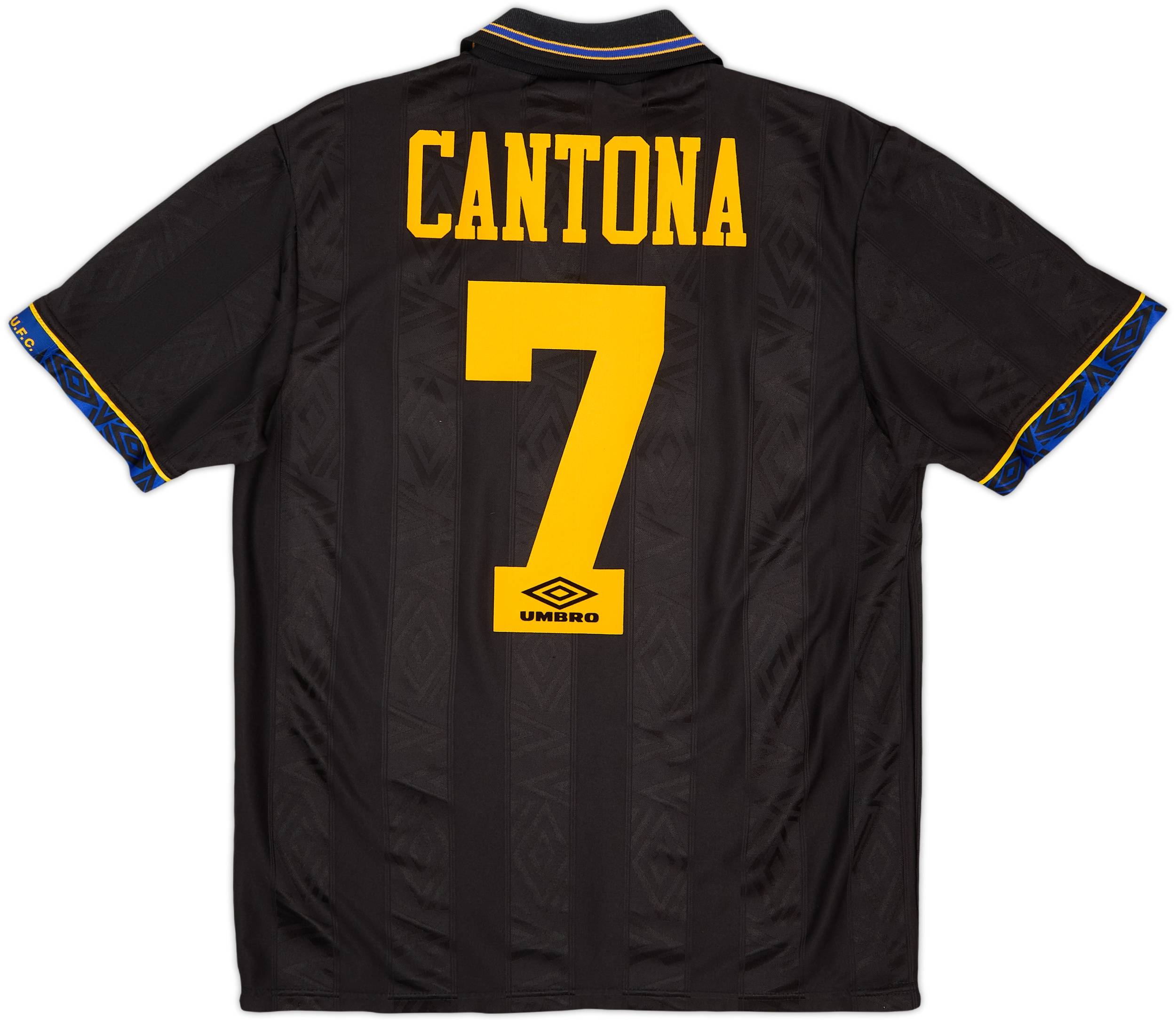 1993-95 Manchester United Away Shirt Cantona #7 (M)