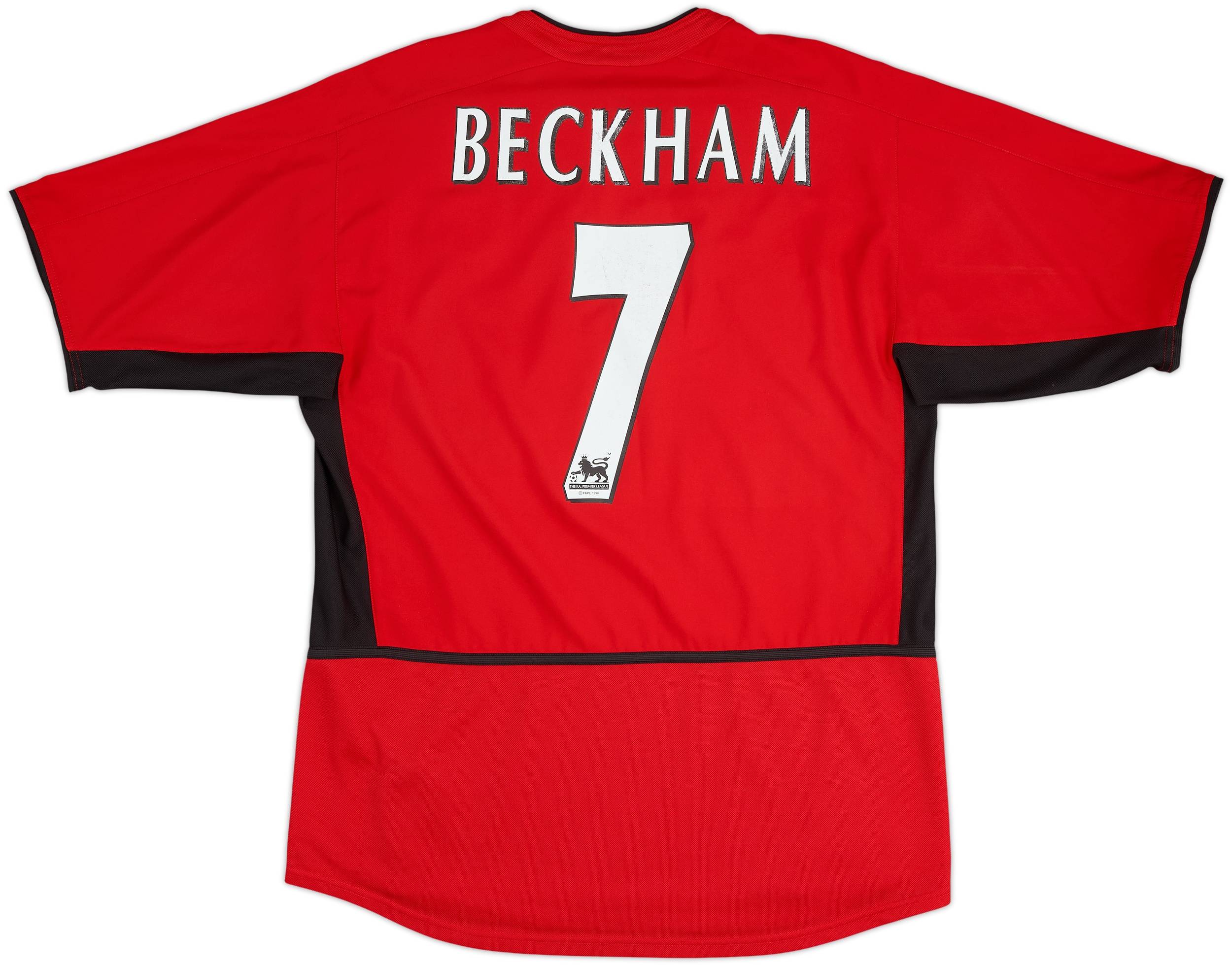 2002-04 Manchester United Home Shirt Beckham #7 (M)