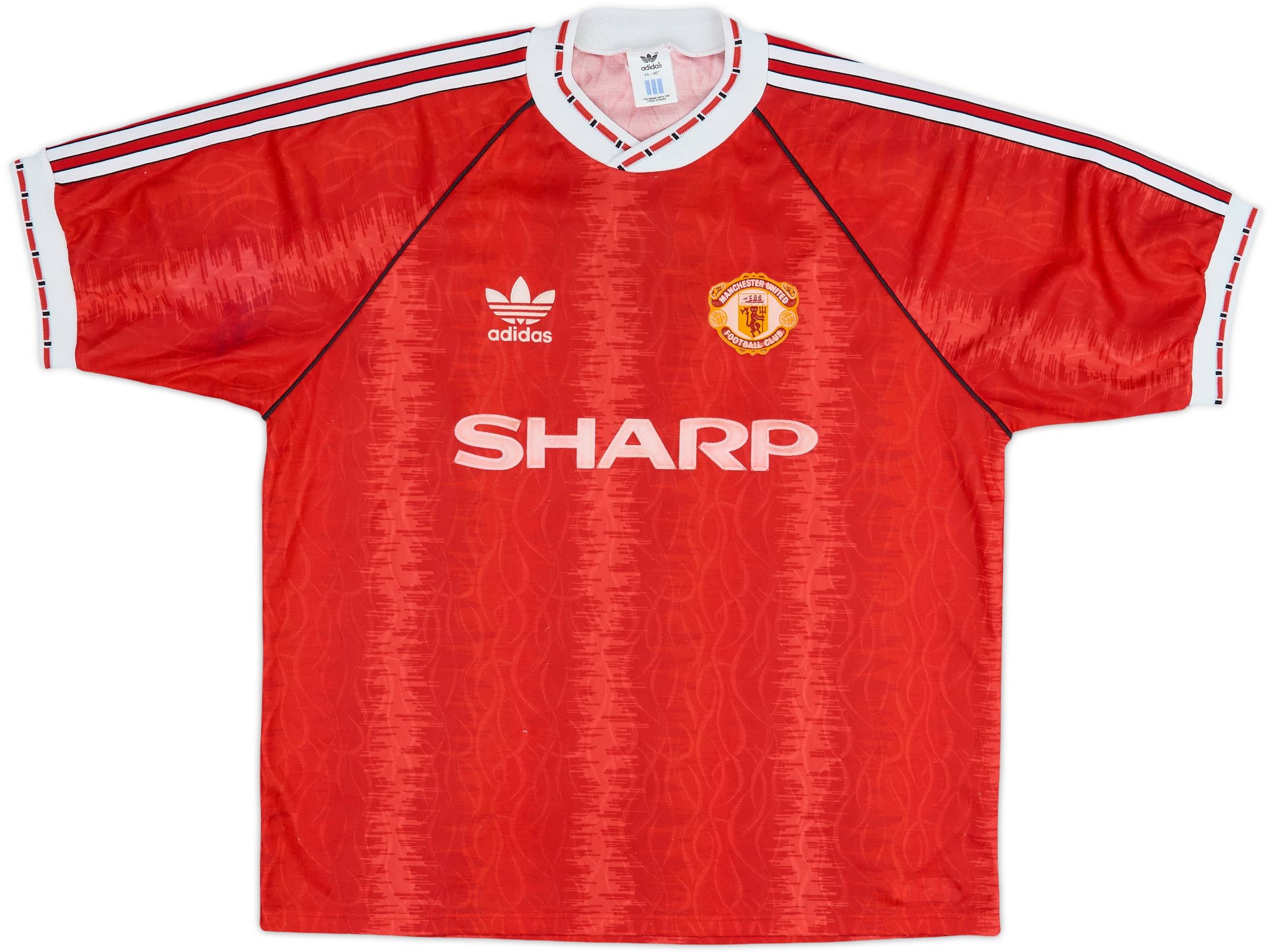 1990-92 Manchester United Home Shirt (L)