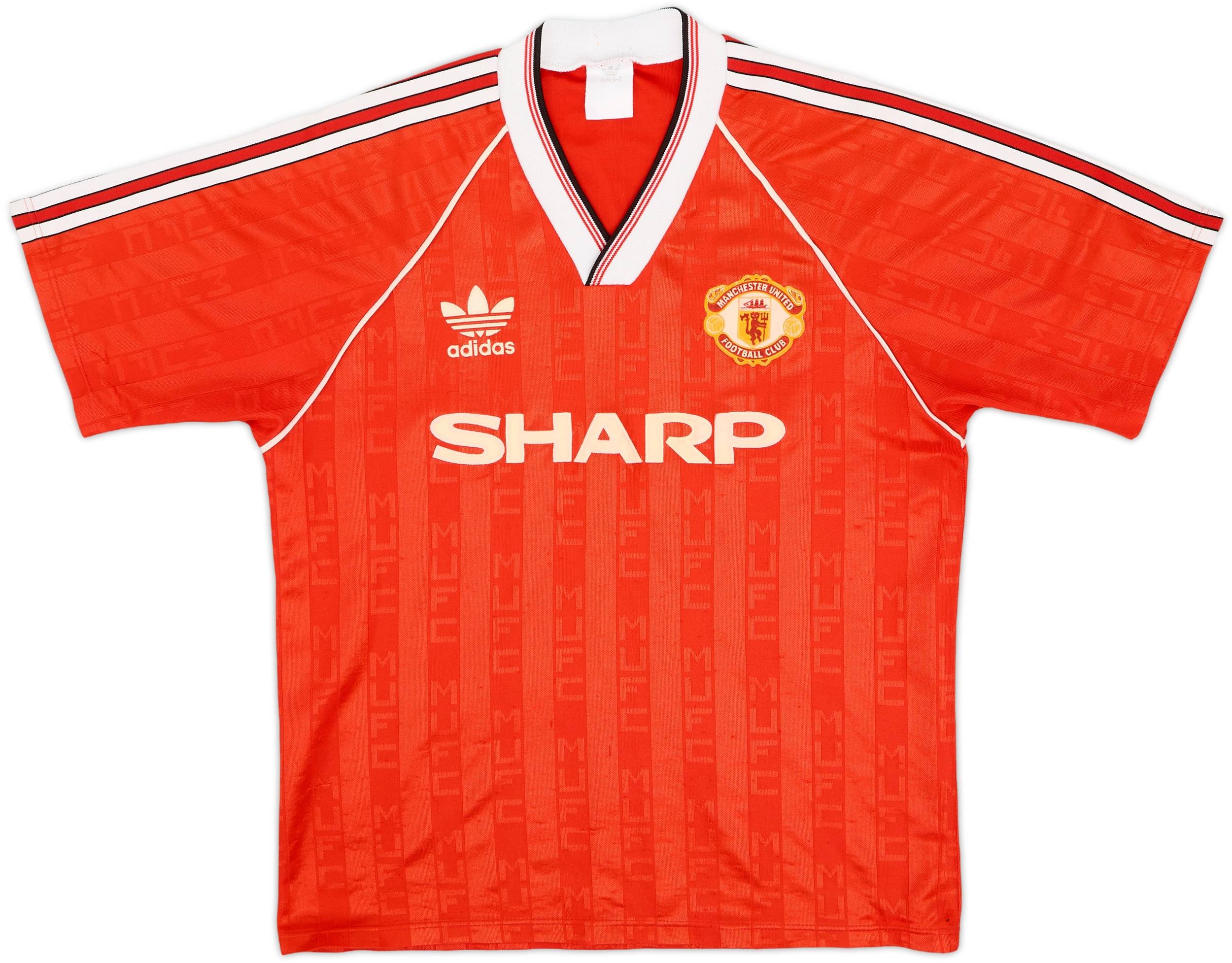 1988-90 Manchester United Home Shirt (M)