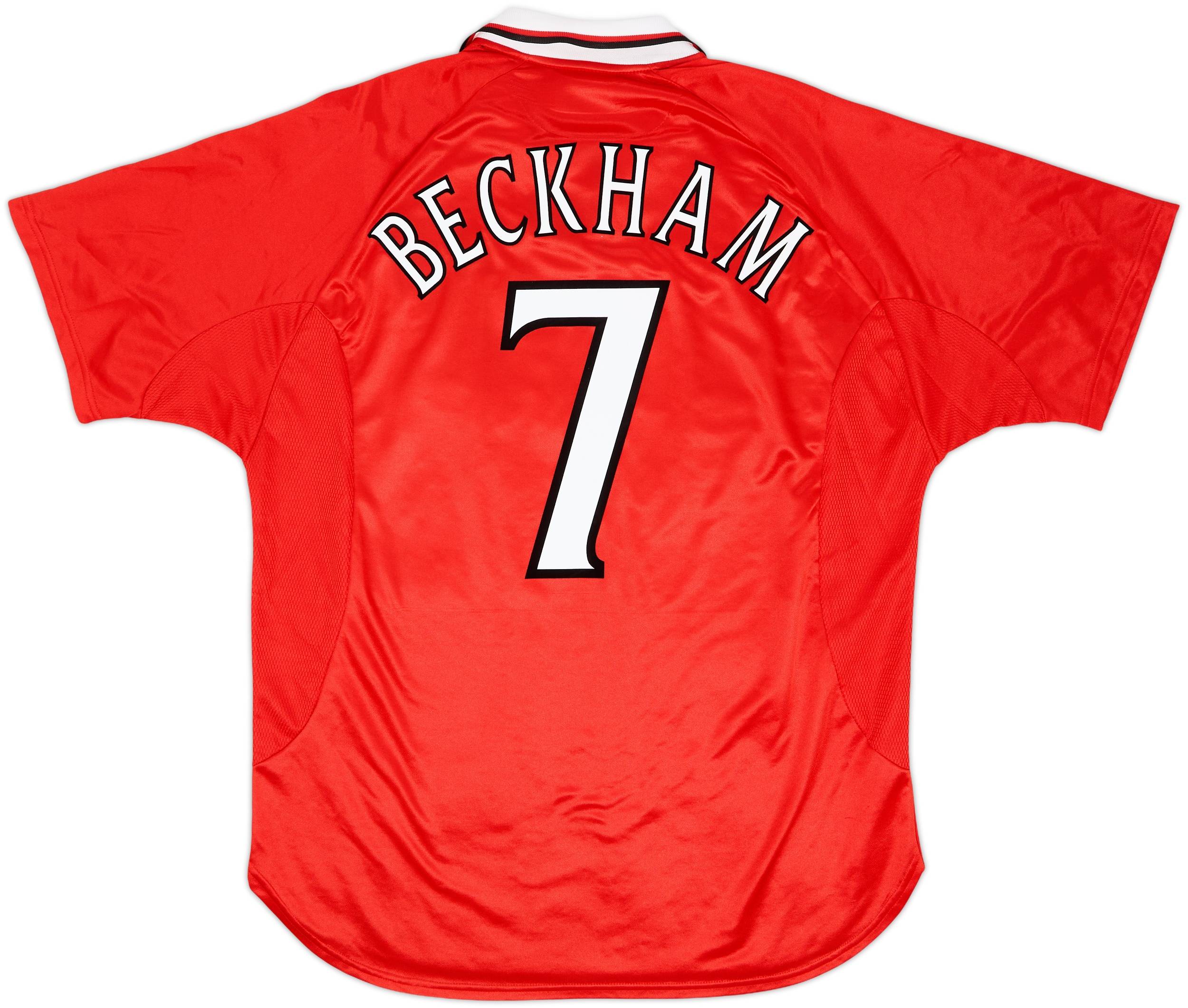 1999-00 Manchester United 'CL Winners' Shirt Beckham #7 (XL)