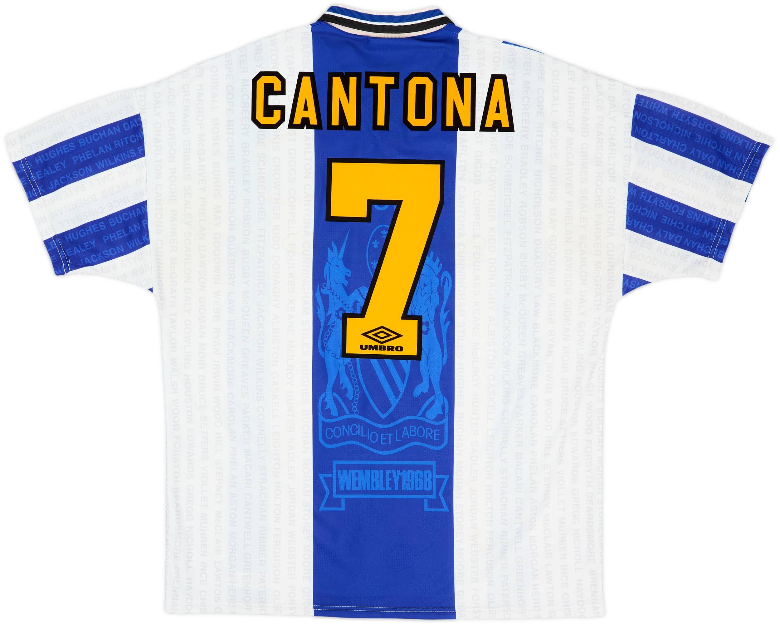 1994-96 Manchester United Third Shirt Cantona #7 (XL)