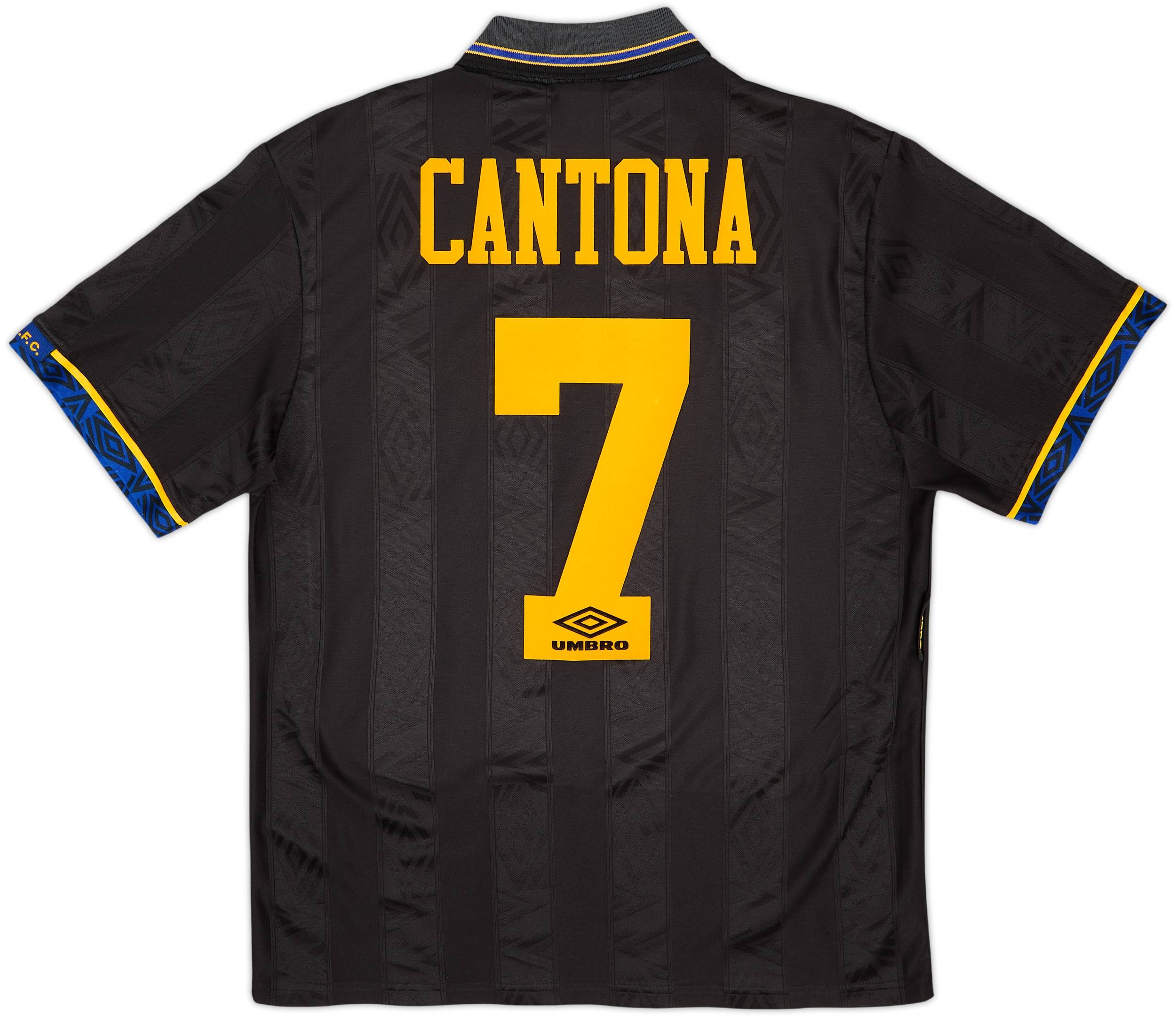 1993-95 Manchester United Away Shirt Cantona #7 (M)