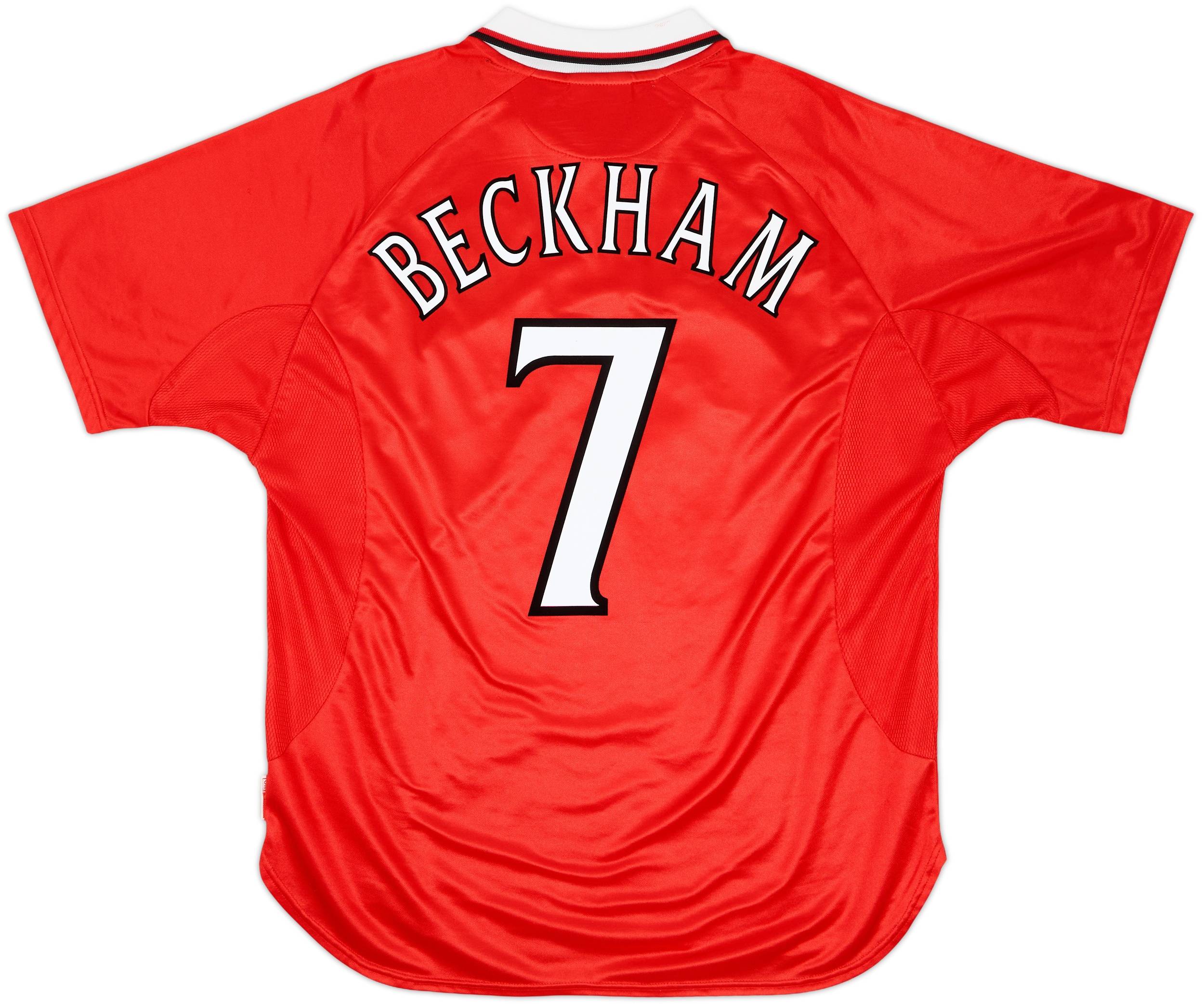 1999-00 Manchester United 'CL Winners' Shirt Beckham #7 (XL)