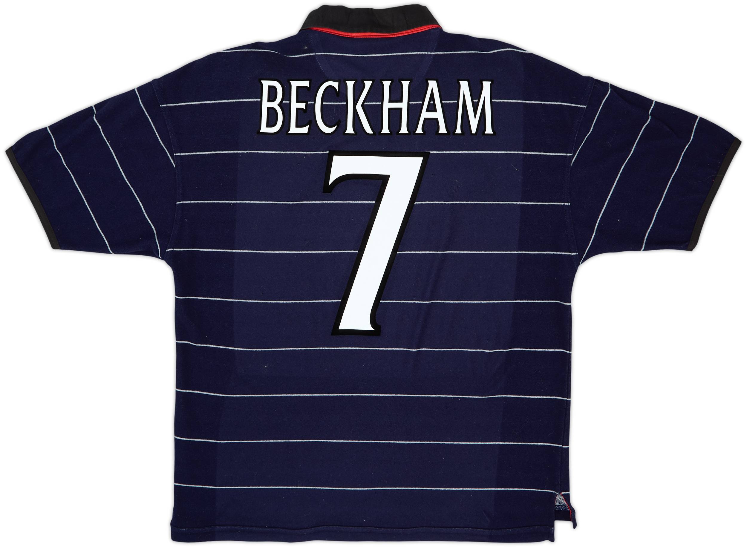 1999-00 Manchester United Away Shirt Beckham #7 (M)
