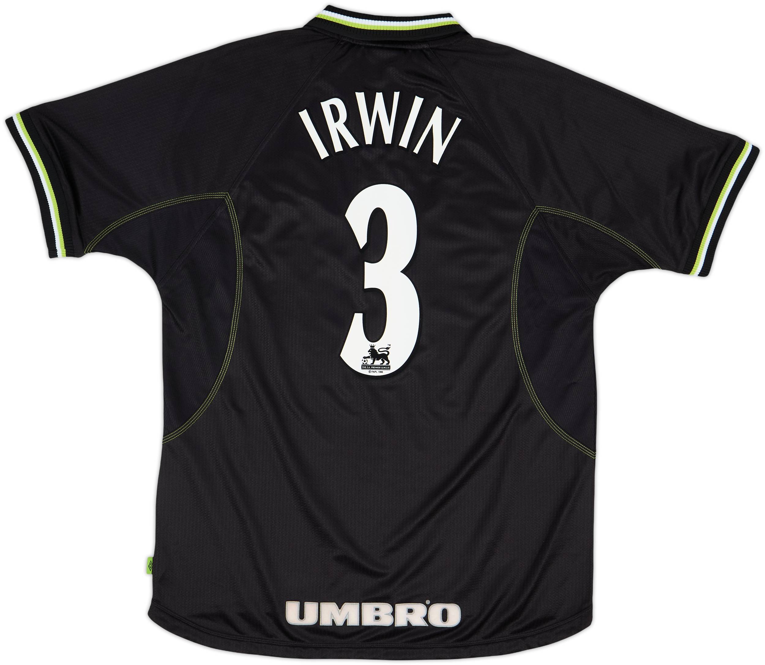 1998-99 Manchester United Third Shirt Irwin #3 (L)