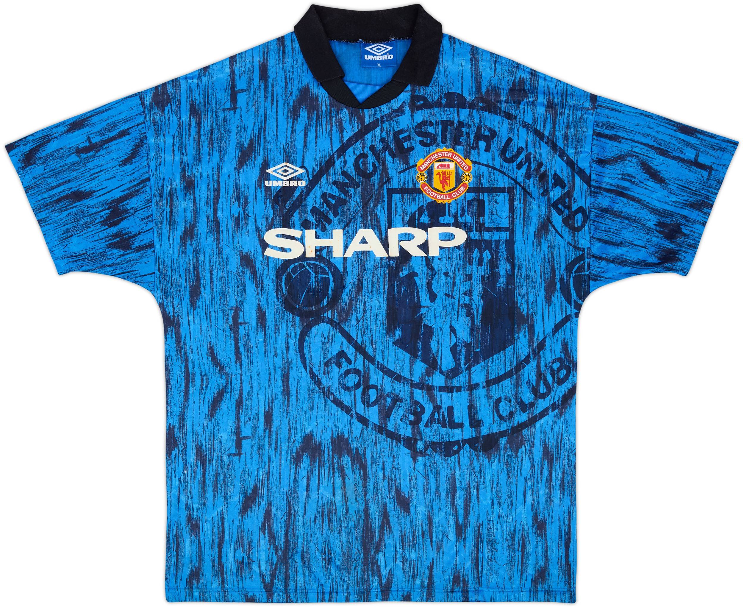 1992-93 Manchester United Away Shirt (XL)