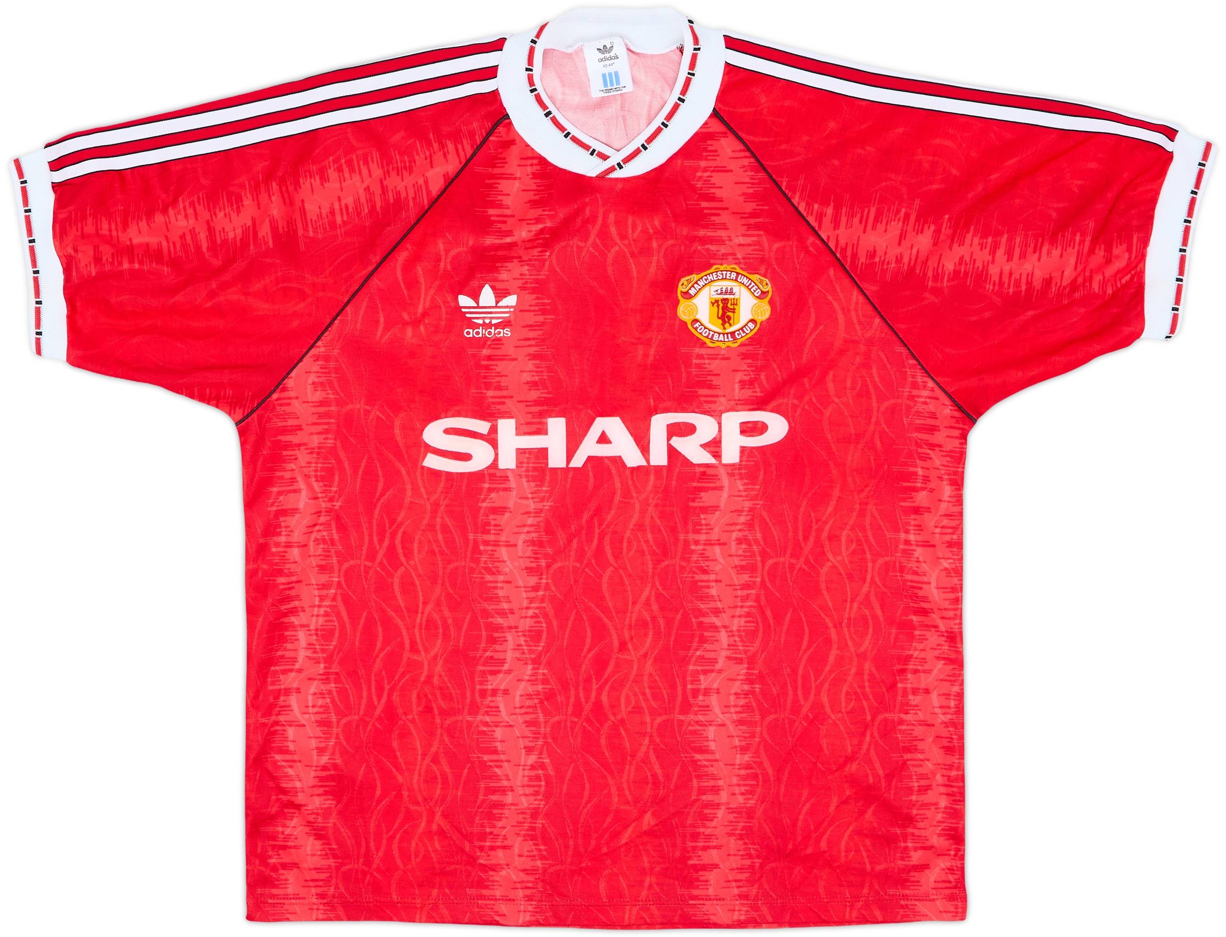 1990-92 Manchester United Home Shirt (L)