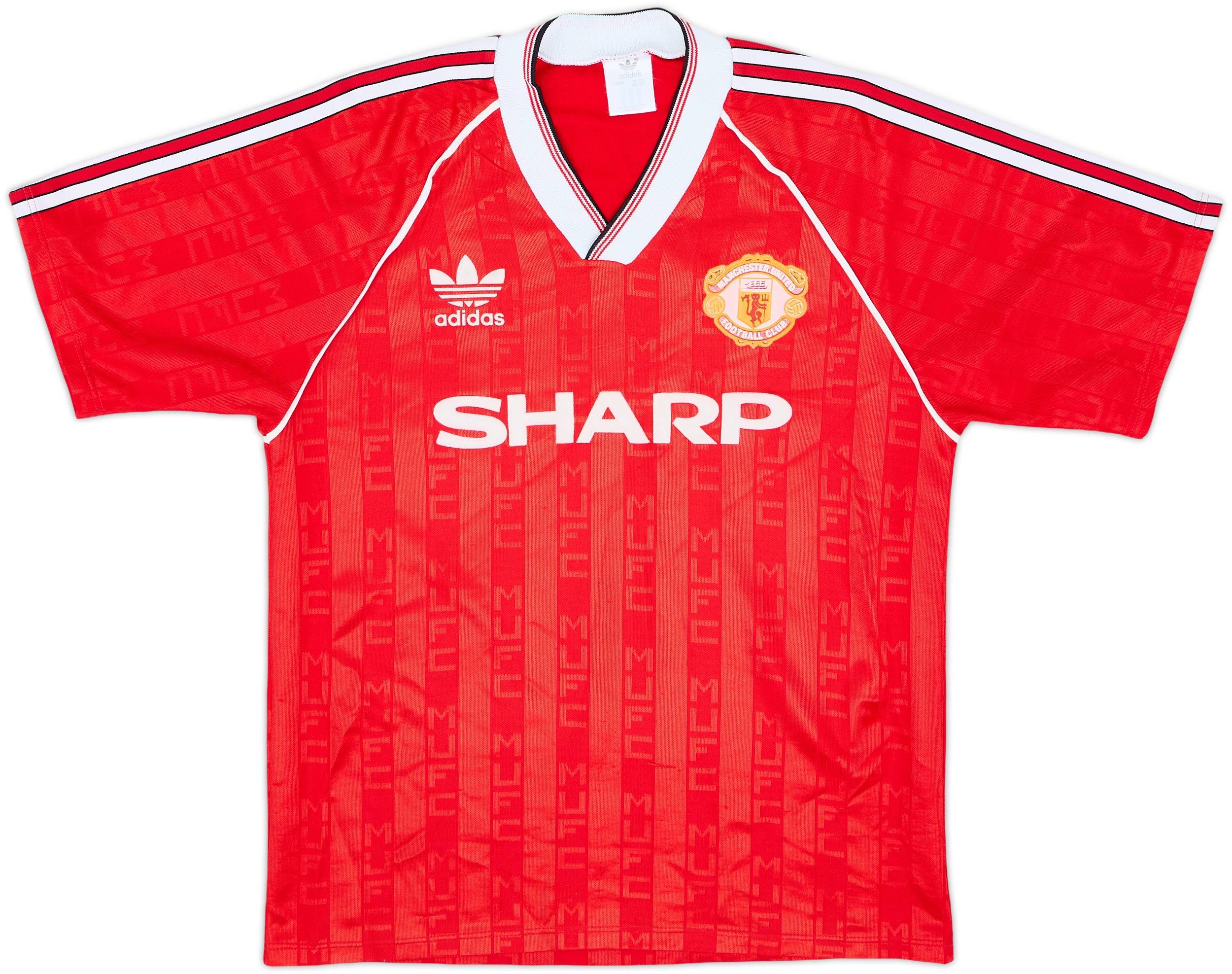 1988-90 Manchester United Home Shirt (L)