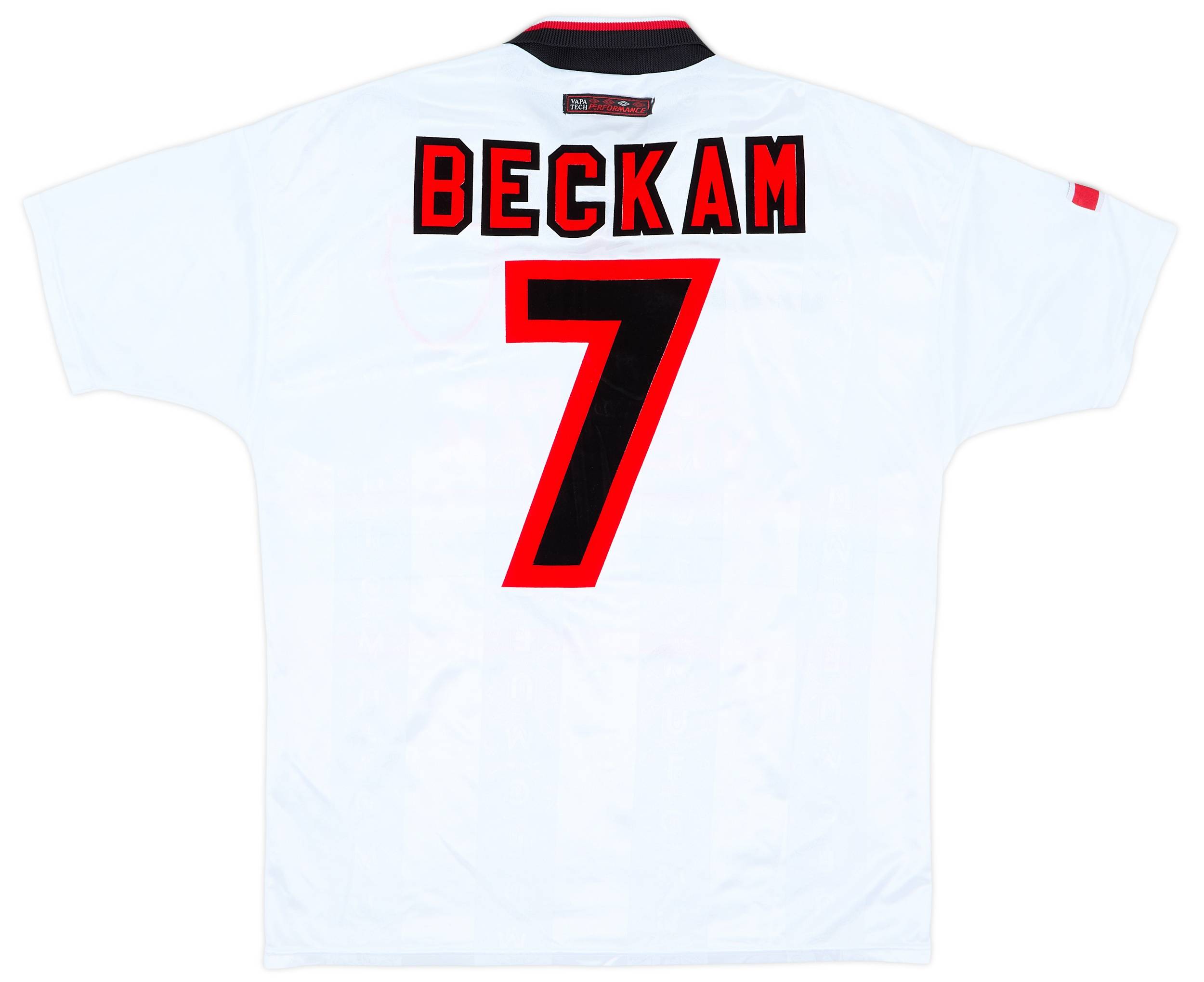 1997-99 Manchester United Away Shirt Beckam #7 (L)