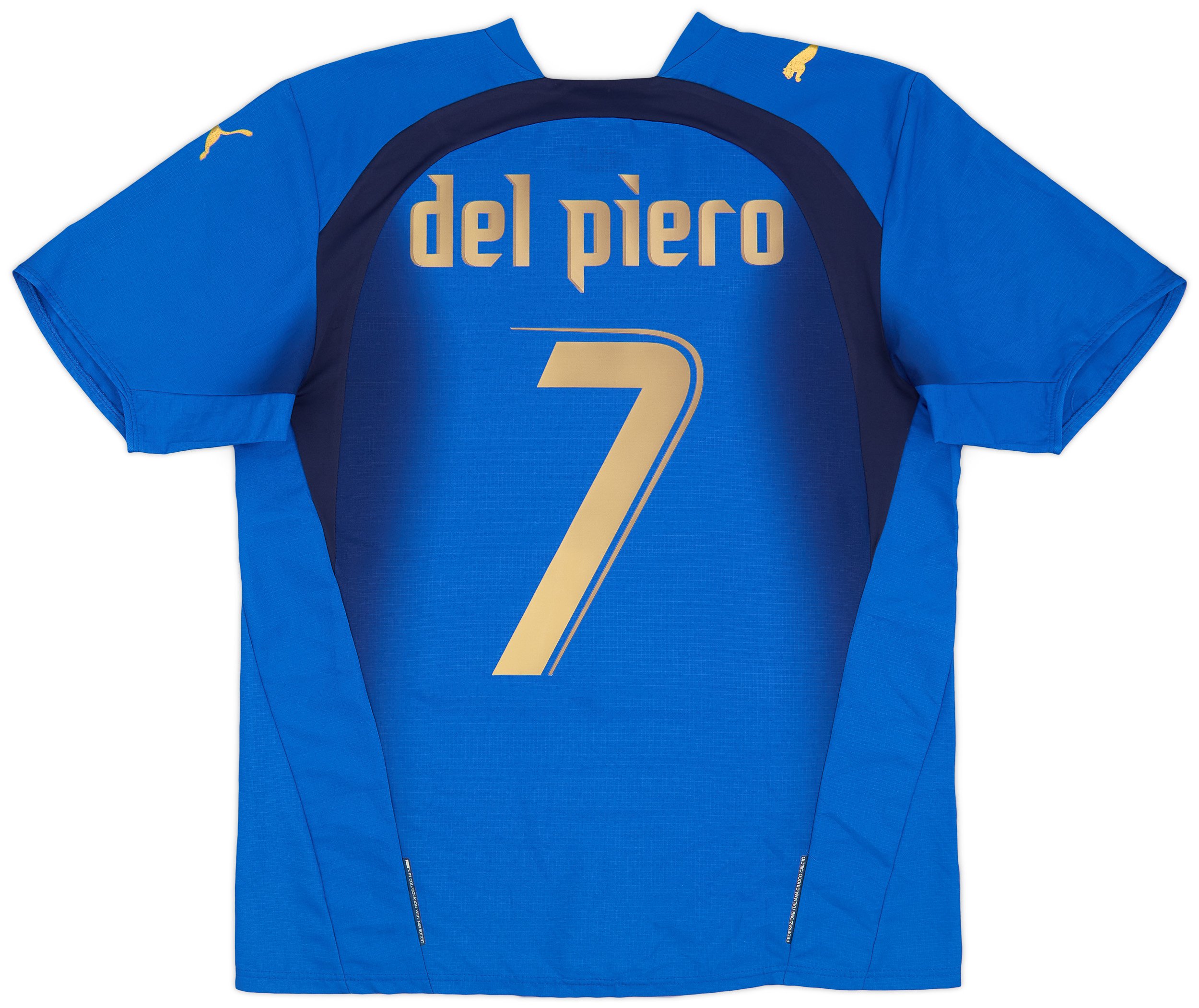 Maillot football vintage Italie domicile 7 Del Piero saison 2002-2003