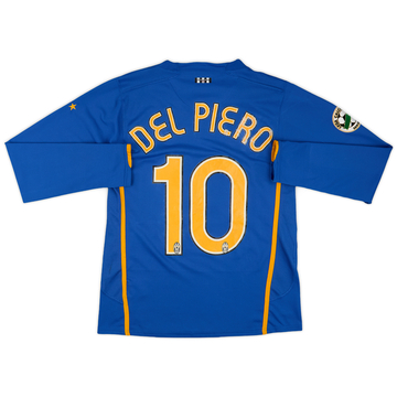 2007-08 Juventus Extérieur Maillot ML Del Piero #10 - 6/10 - (S)