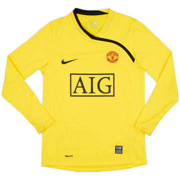 2008-09 Manchester United Maillot GK - 8/10 - (M.Boys)