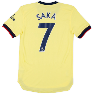 2021-22 Arsenal Maillot extérieur authentique Saka #7 - 8/10 - (XS)