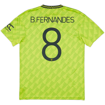 2022-23 Manchester United Maillot Third B.Fernandes #8 - 10/10 - (M)