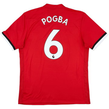 2017-18 Manchester United Maillot domicile Pogba #6 - 6/10 - (S)