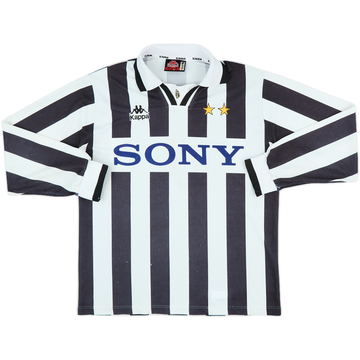 1995-97 Juventus Maillot Domicile Manches Longues - 6/10 - (S)