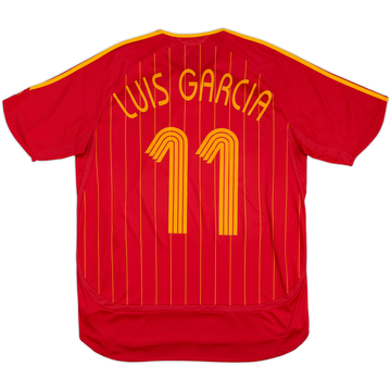 2006-08 Spain Maillot Domicile Luis Garcia #11 - 10/10 - (L)