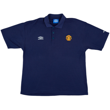 1998-99 Manchester United Umbro Polo - 9/10 - (XXL)