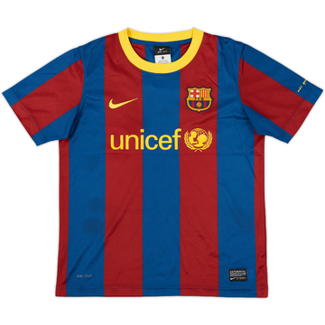 2010-11 Barcelona Maillot domicile - 8/10 - (M.Boys)