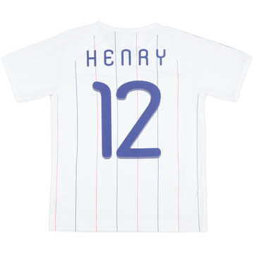 2009-10 France Maillot Extérieur Basique Henry #12 - 6/10 - (XL.Boys)
