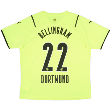 2021-22 Borussia Dortmund Maillot Domicile Authentique Européen Bellingham #22 (XL)